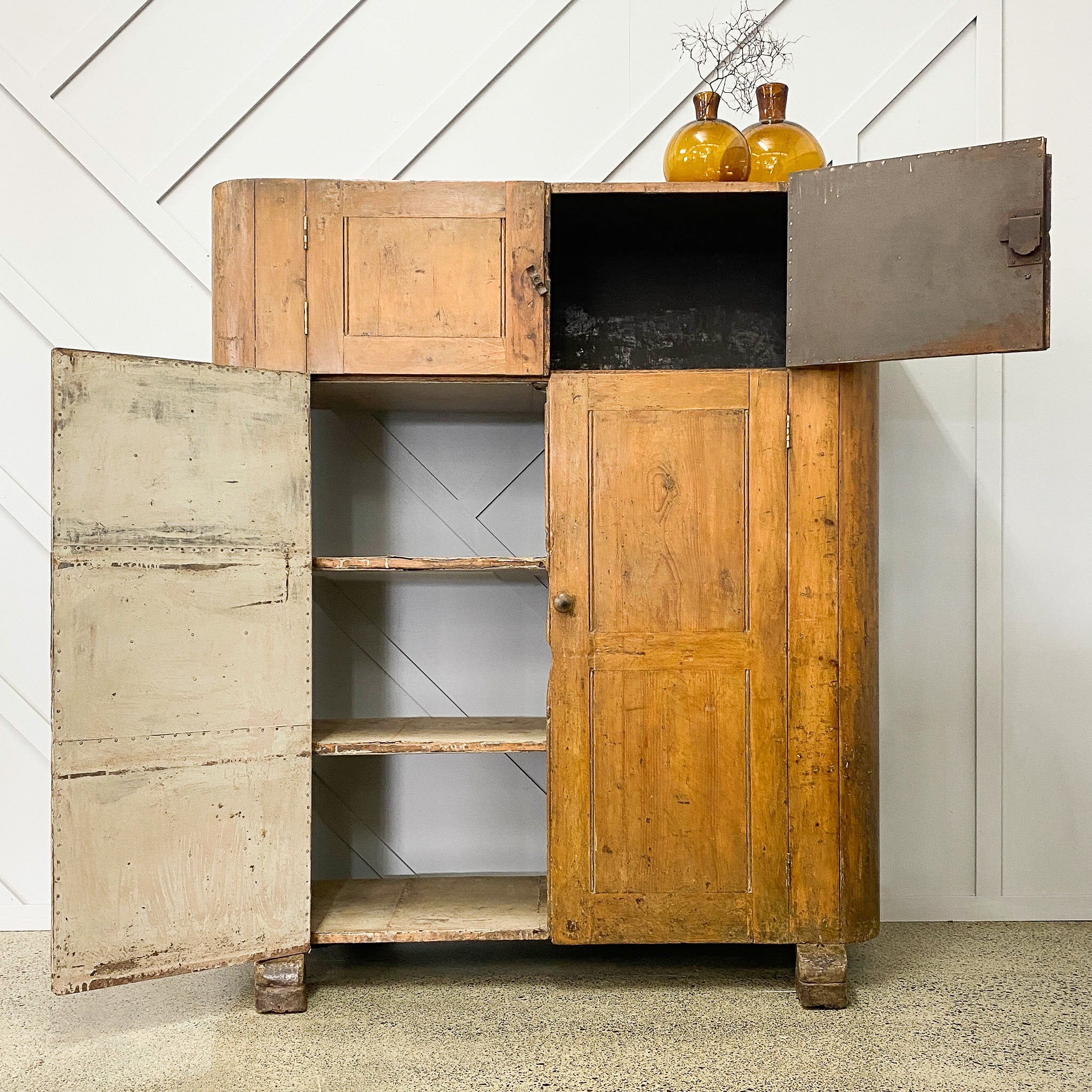 19th Century English Huffer Cupboard
