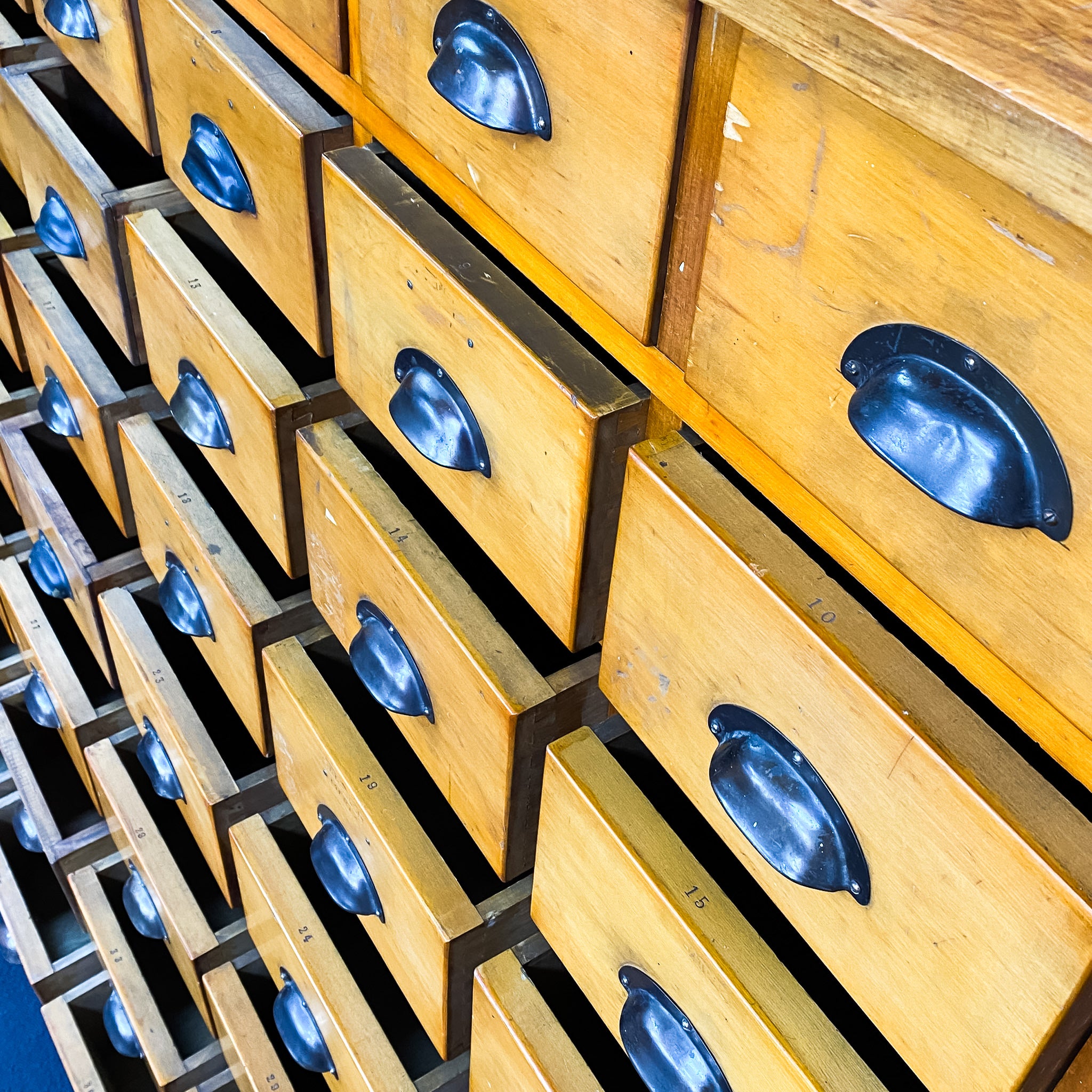 Vintage Bank Of Draws