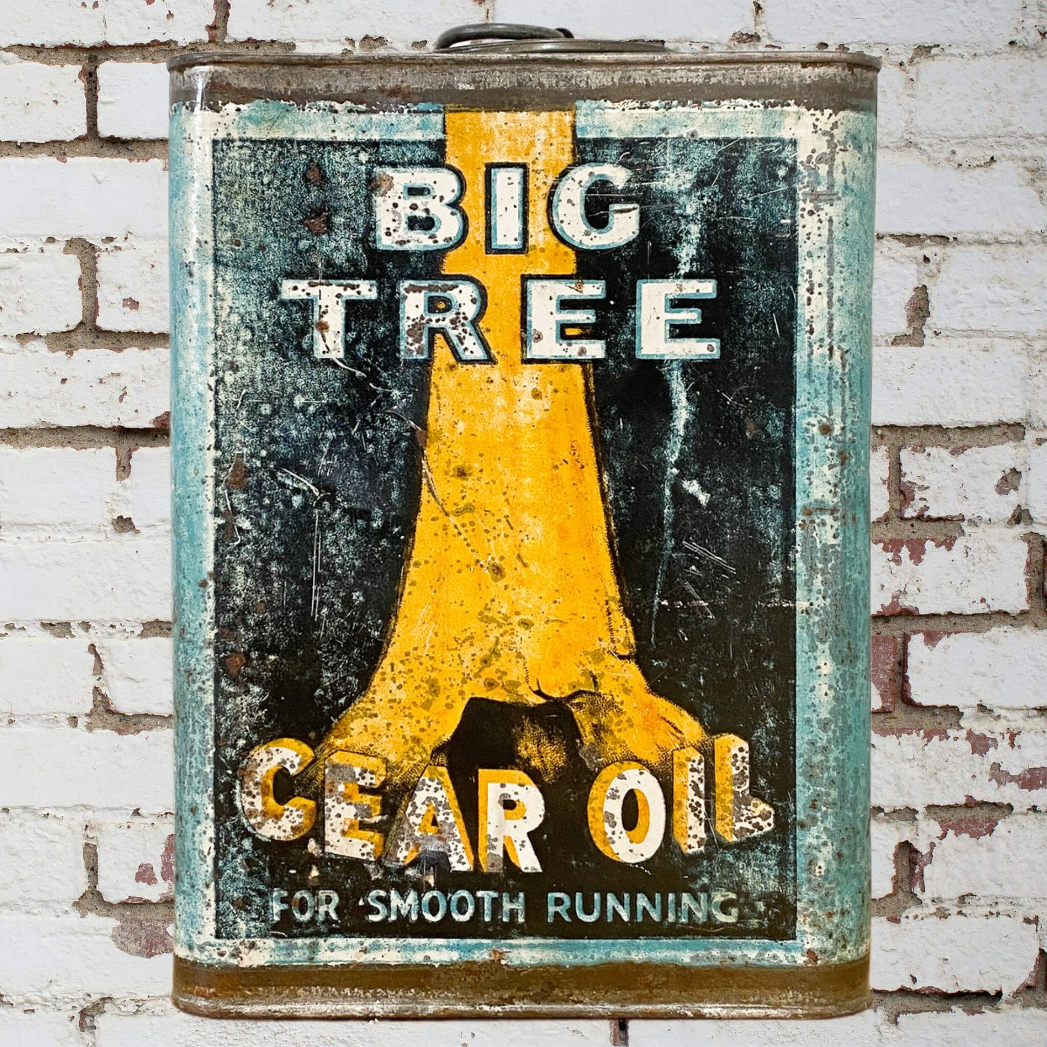 Big Tree Oil Tin, Collector Auctions