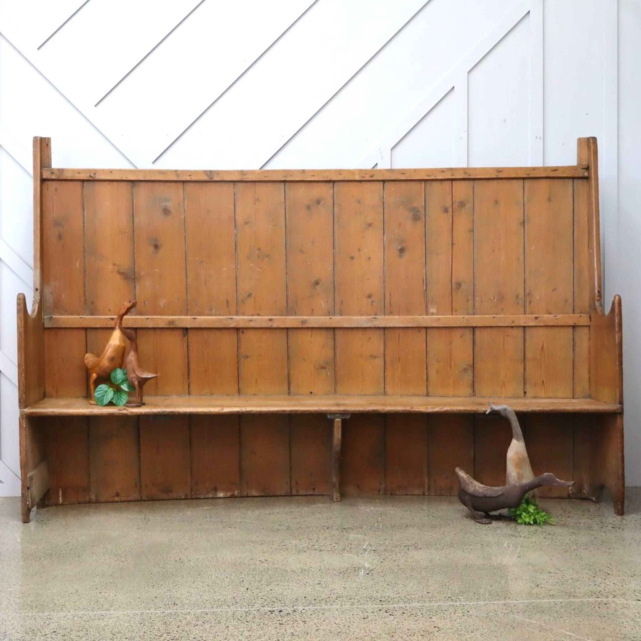 Antique English Settle Seat