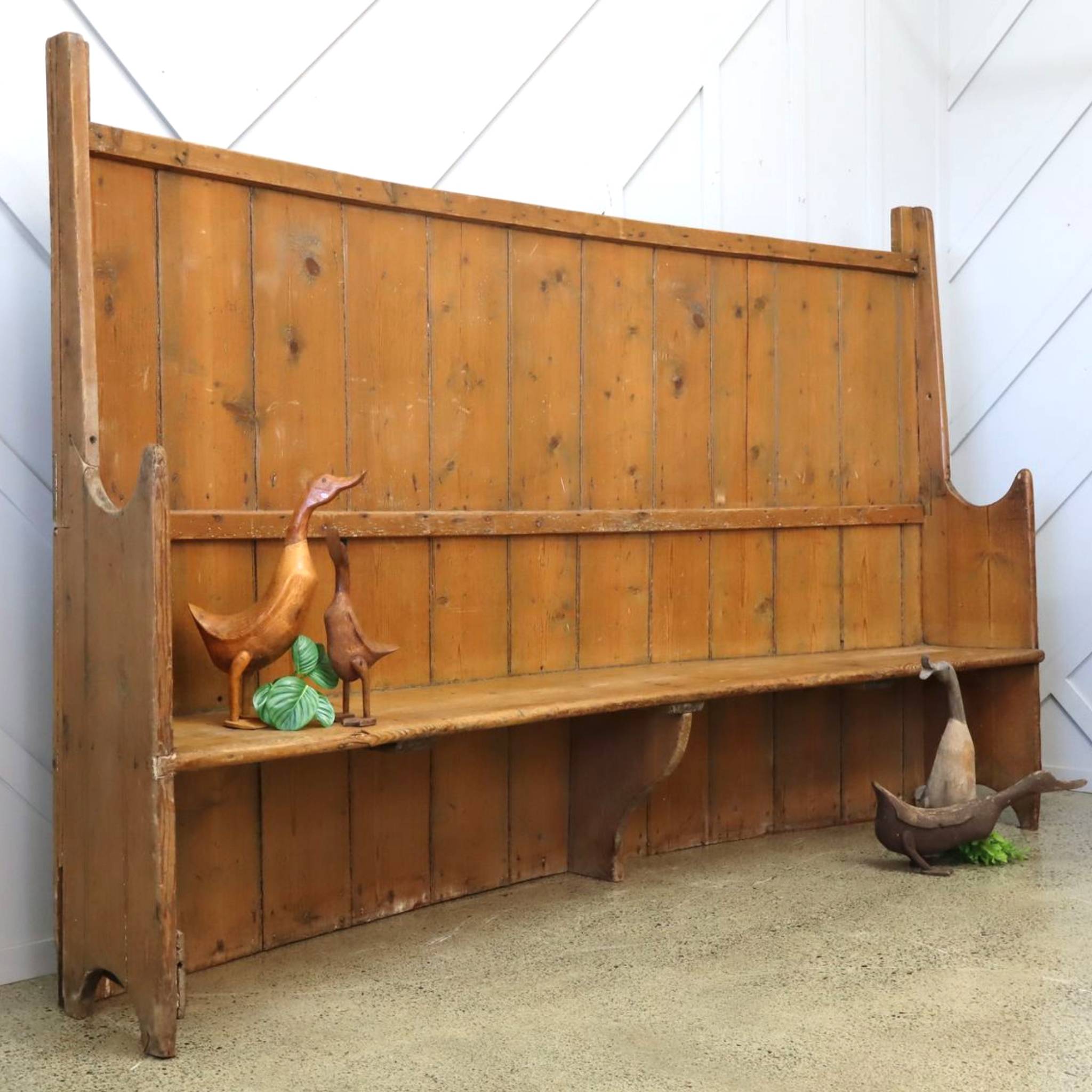 Antique English Settle Seat