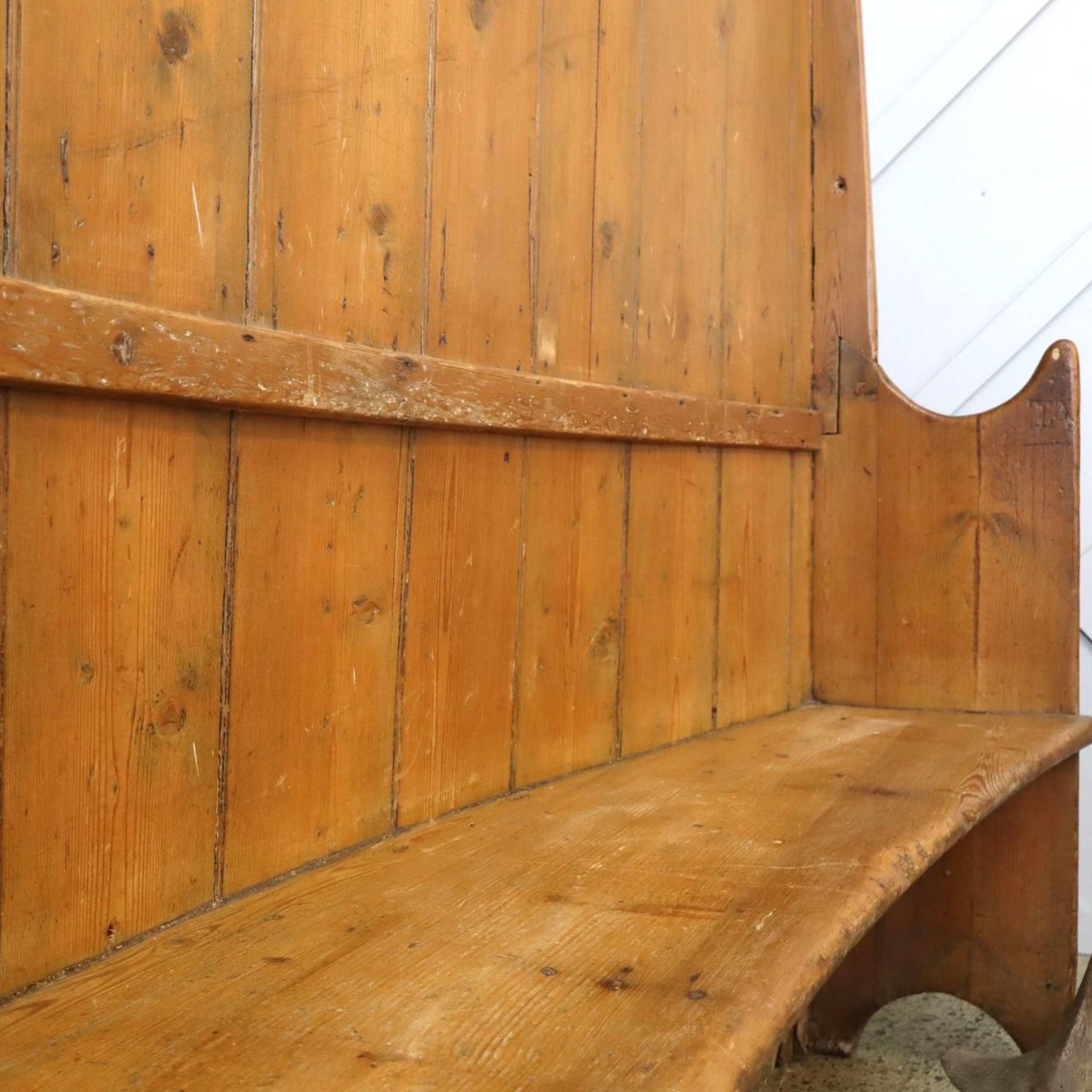 Antique English Settle Seat