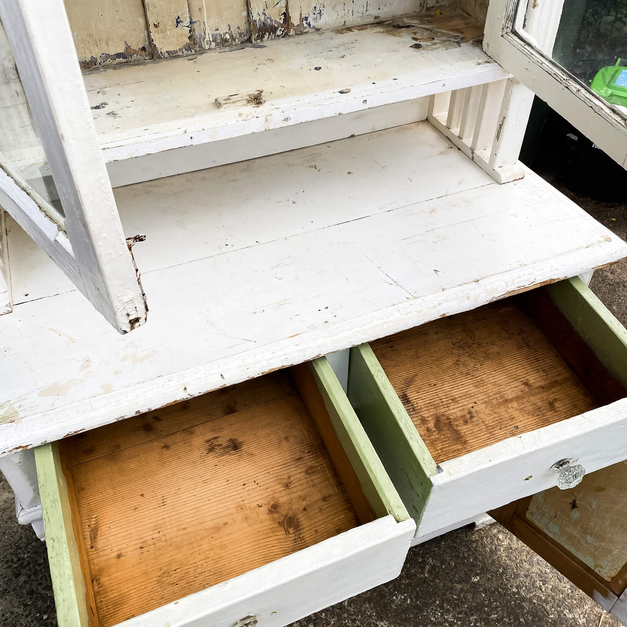 Antique Kitchen Hutch