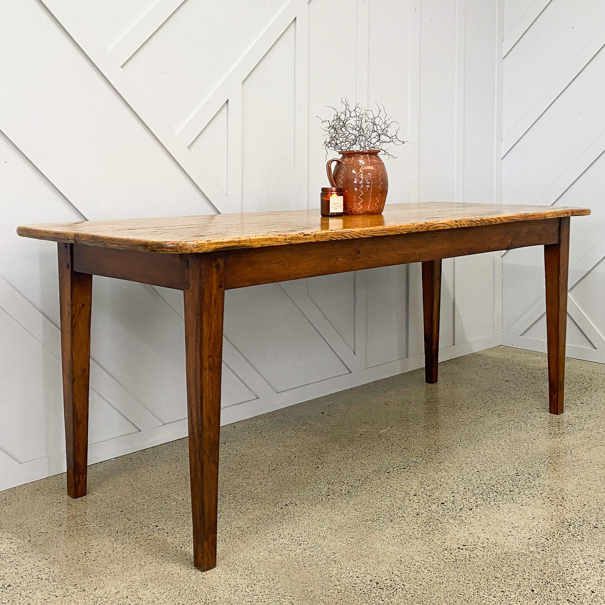 Antique French Chestnut Table