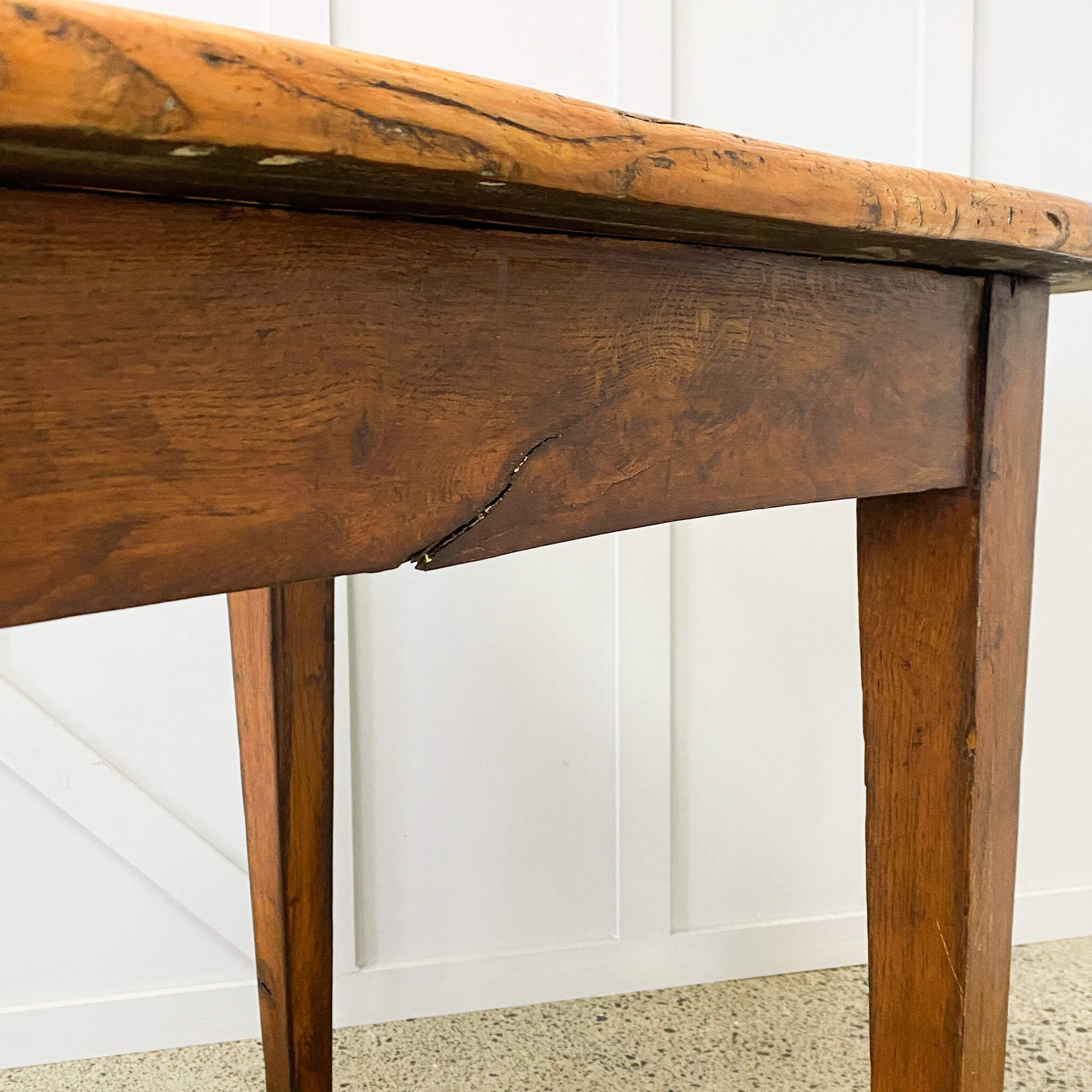 Antique French Chestnut Table