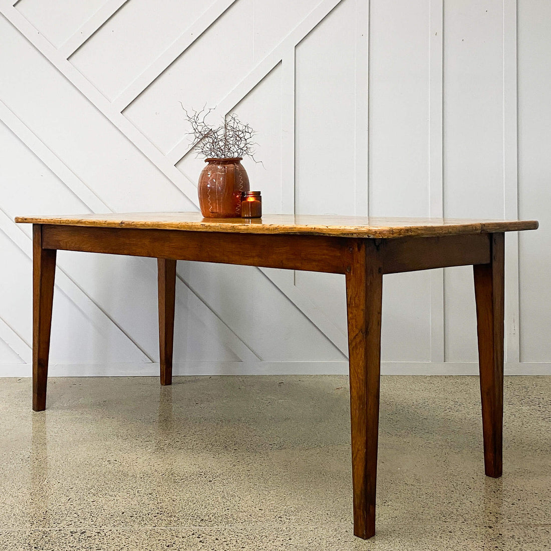 Antique French Chestnut Table