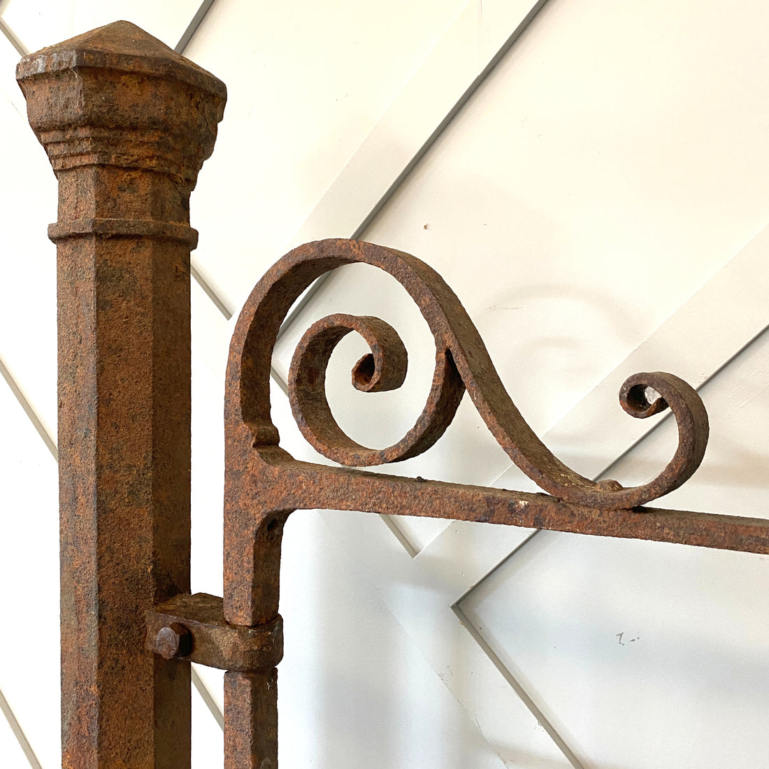 Antique Garden Gate And Post