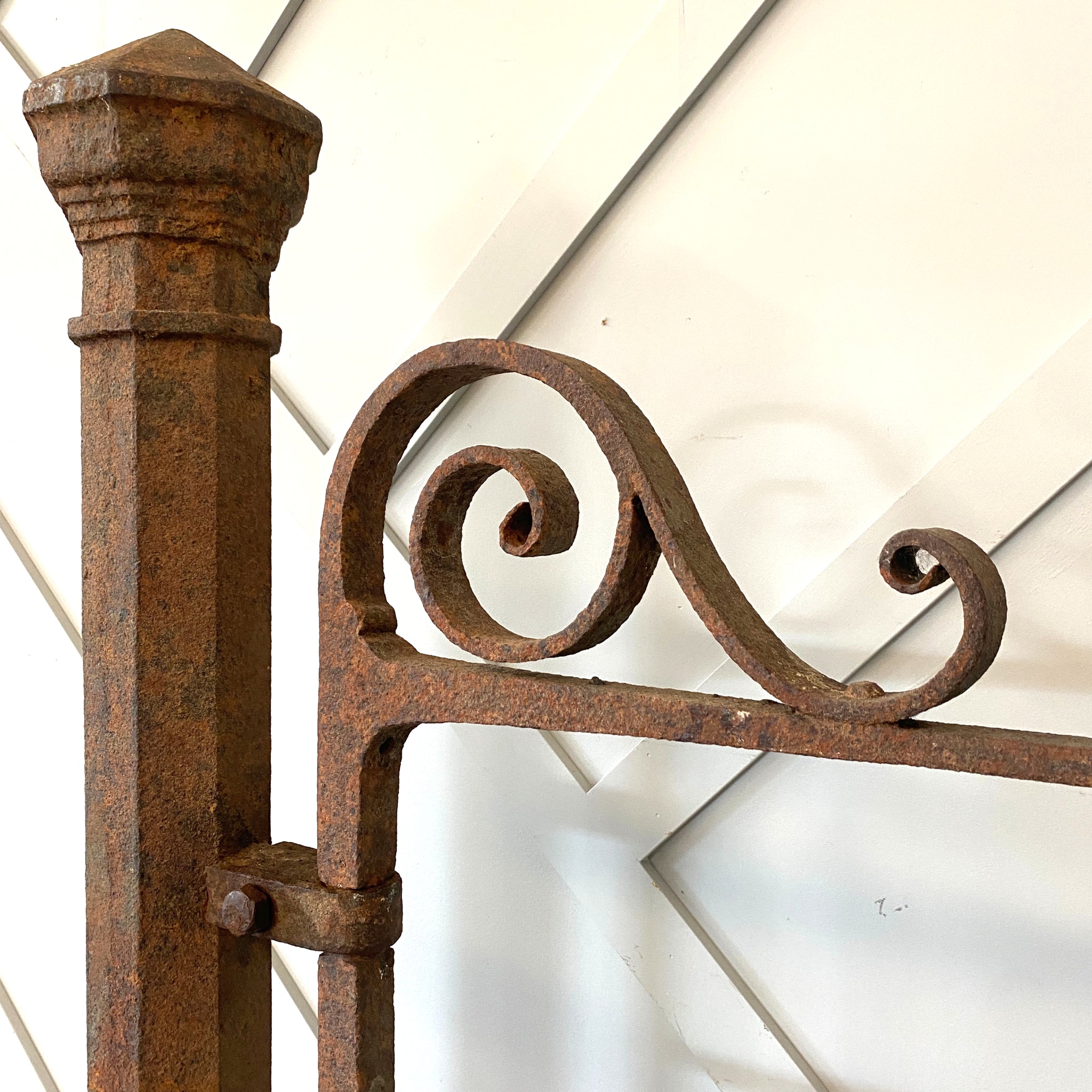 Antique Garden Gate And Post