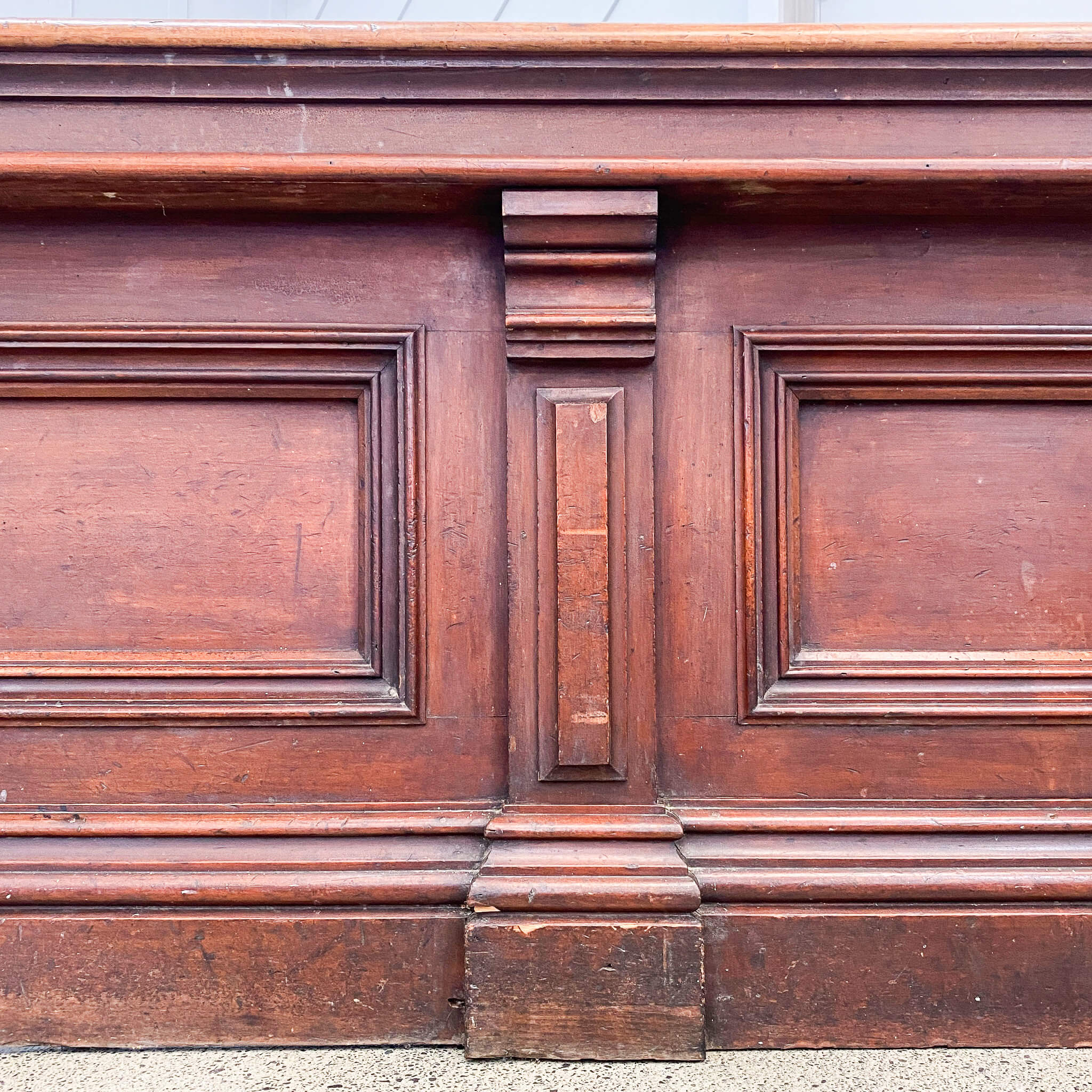 Large Antique Kauri Counter