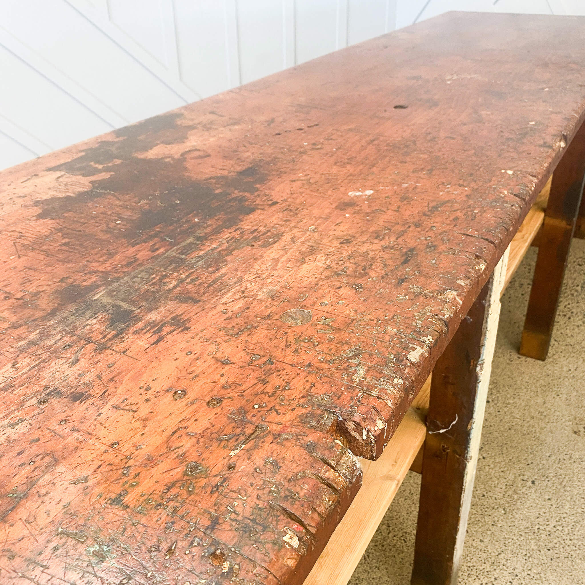 Large Antique Kauri Counter