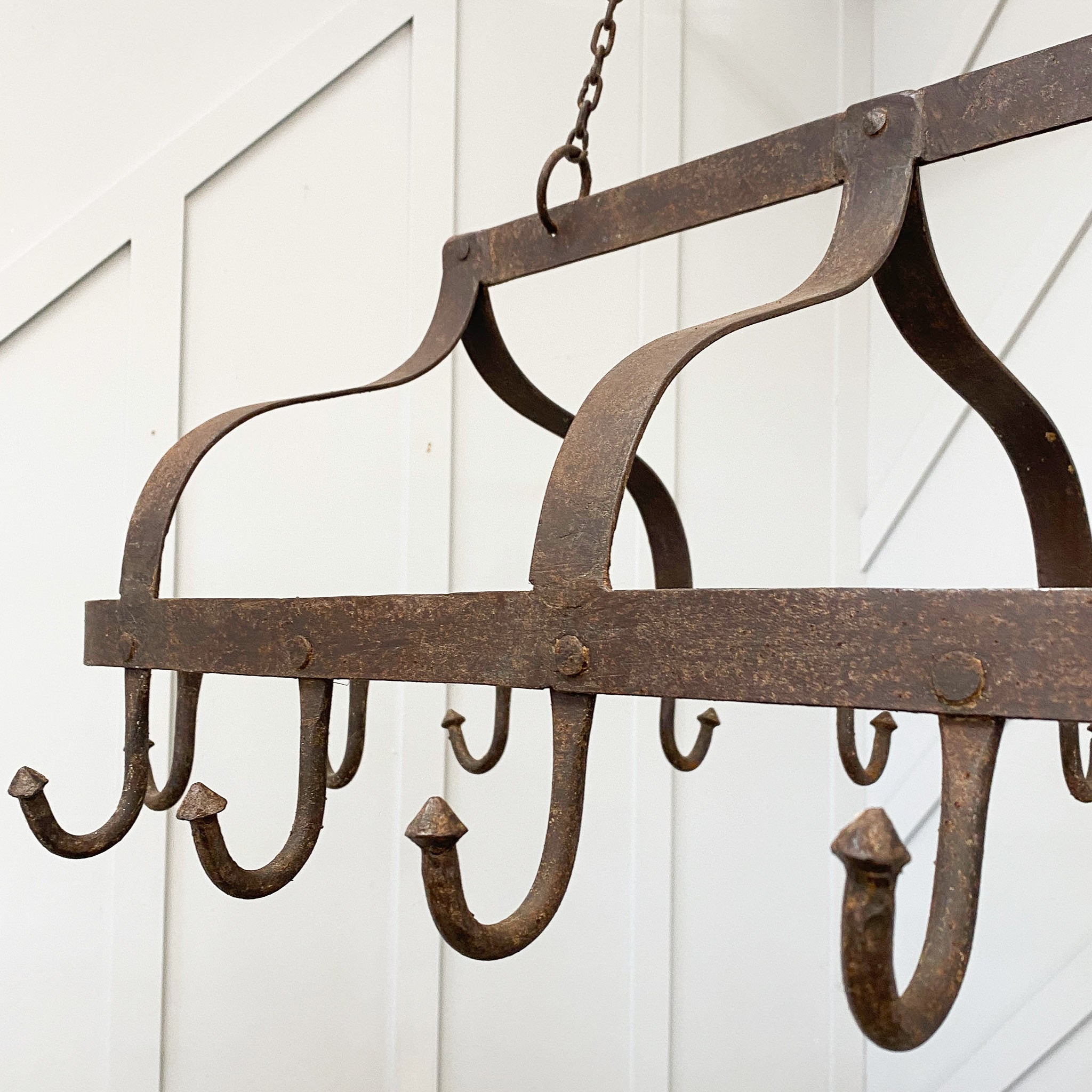 Antique Kitchen Hanging Rack