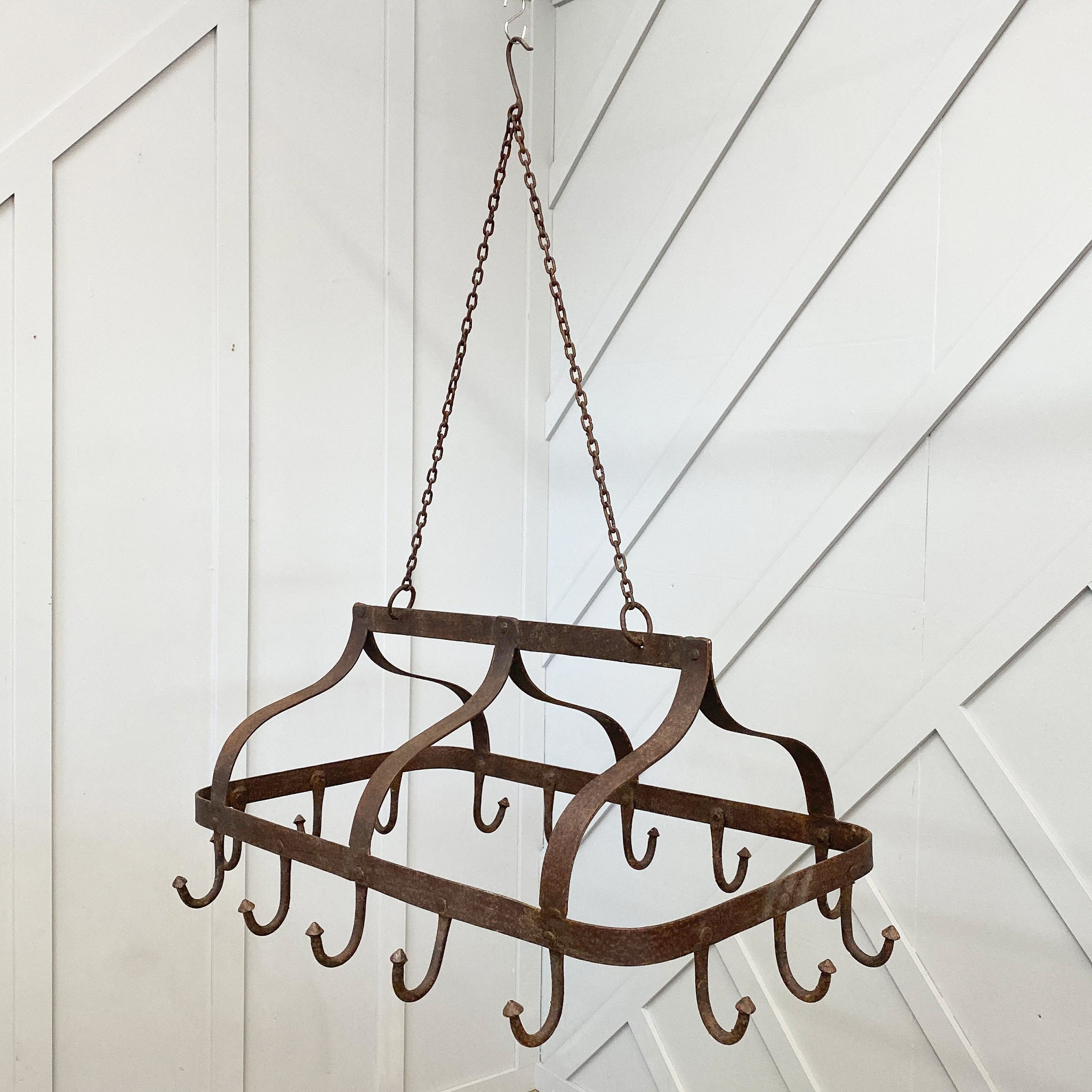 Antique Kitchen Hanging Rack