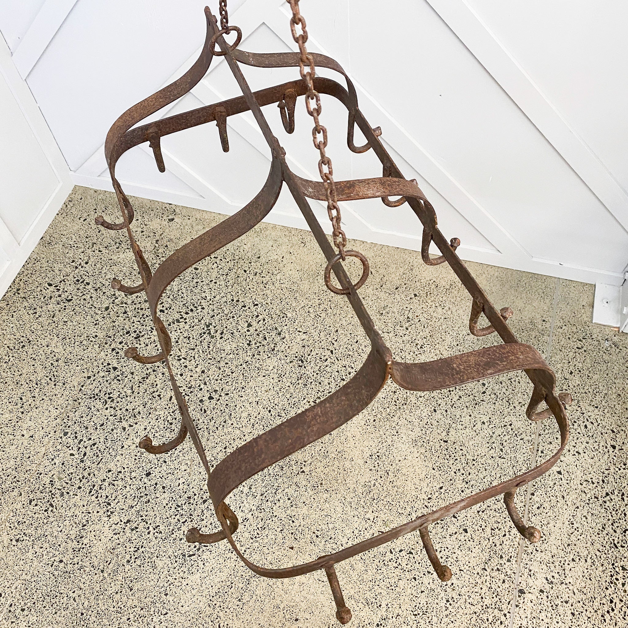 Antique Kitchen Hanging Rack