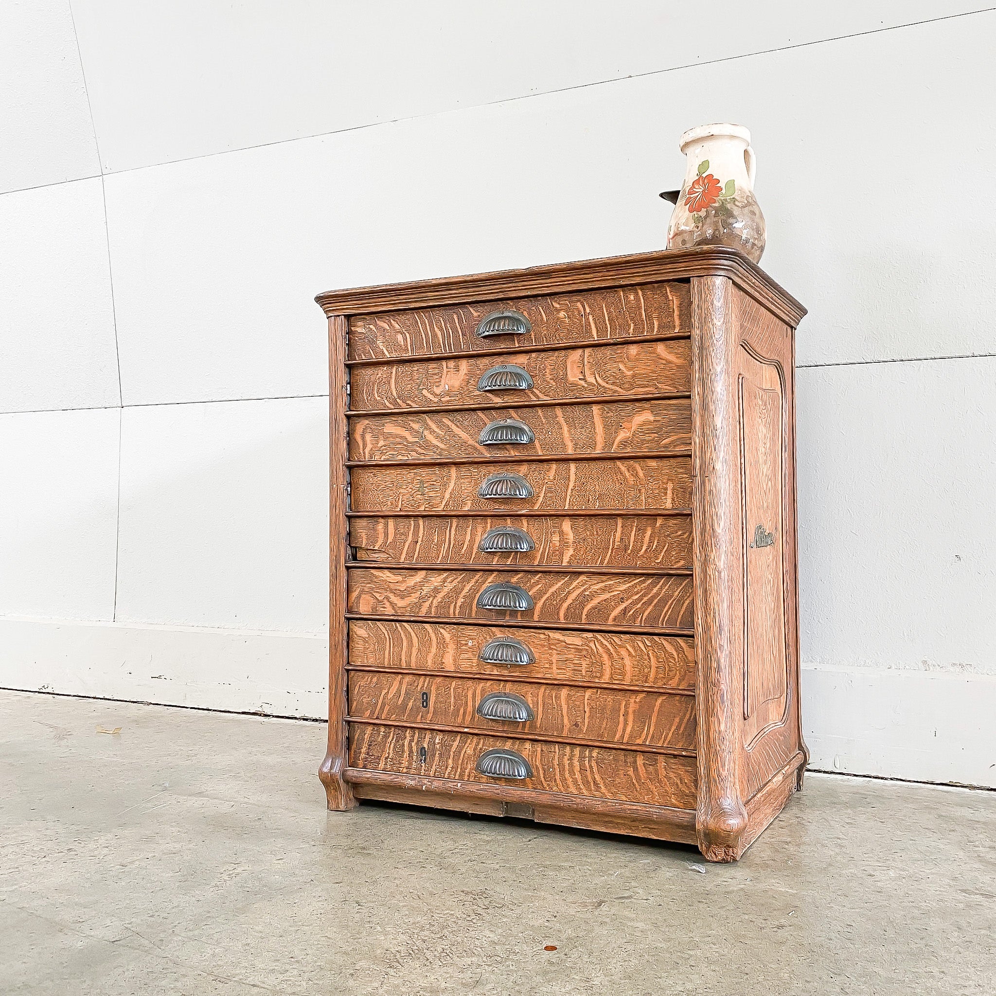 Antique Tiger Oak Drawers