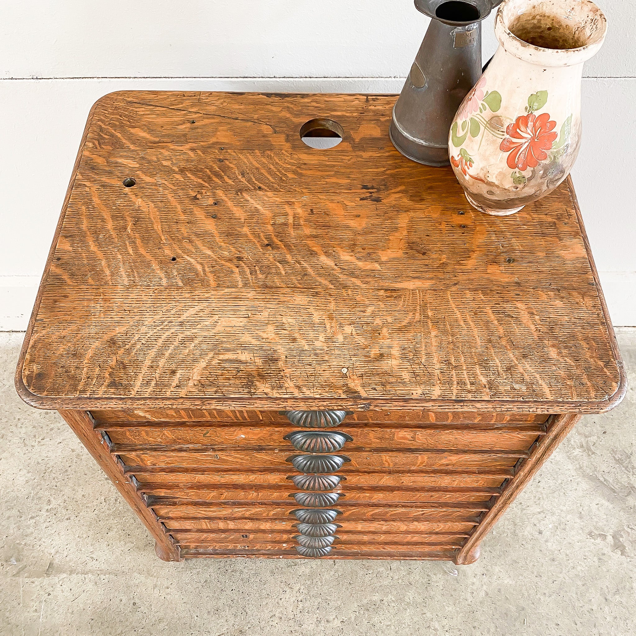 Antique Tiger Oak Drawers