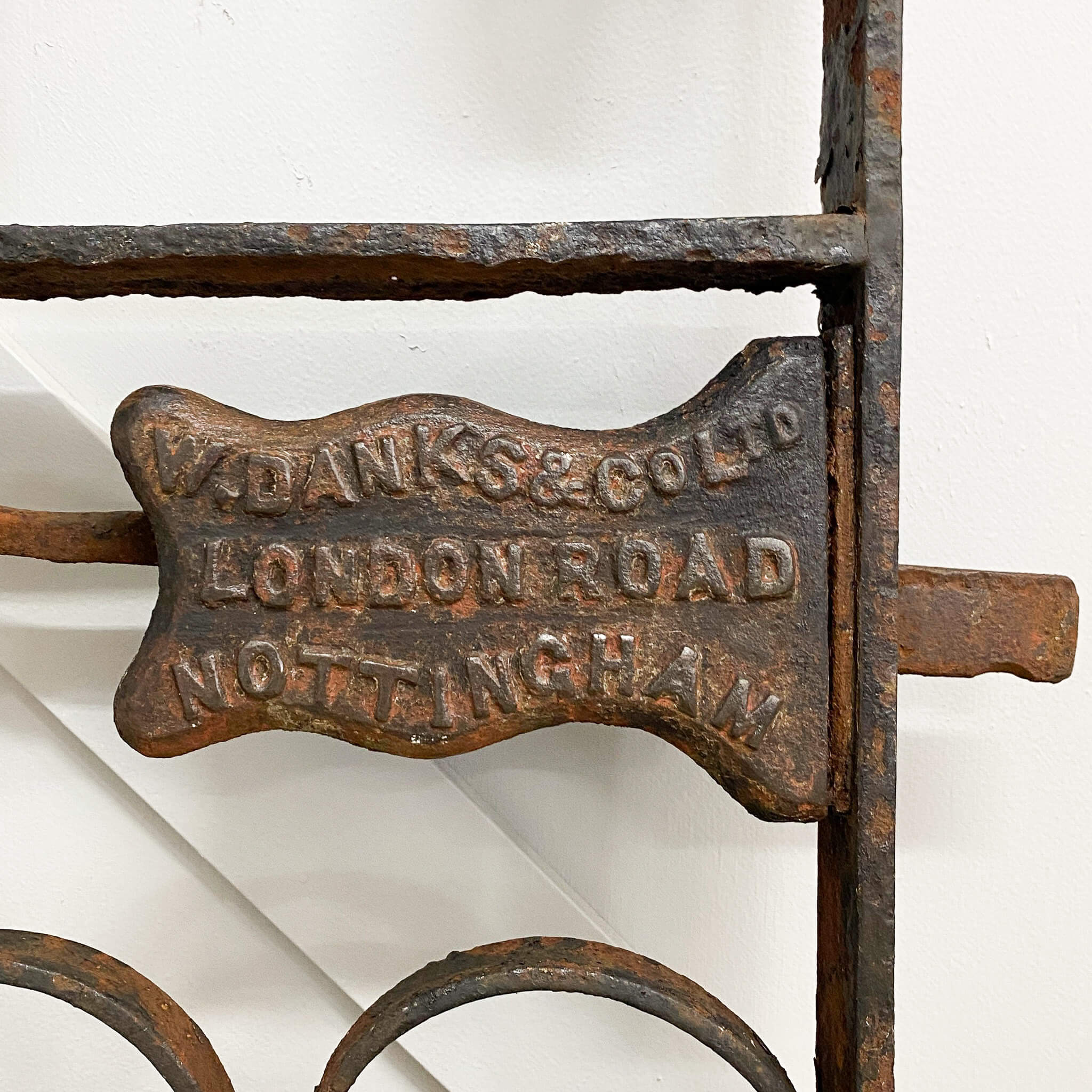 Antique Wrought Iron Garden Gate