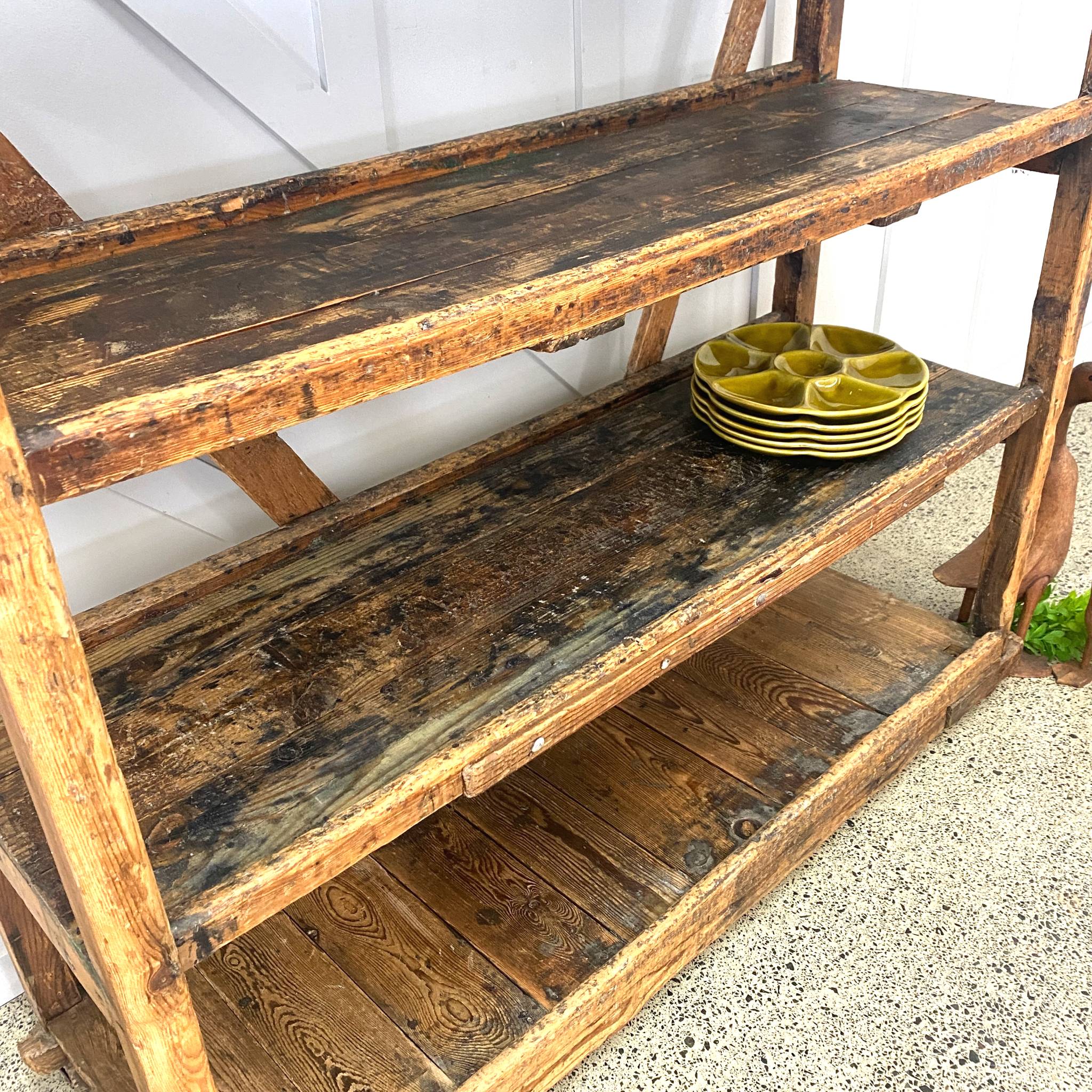 Antique Shoe Factory Shelving