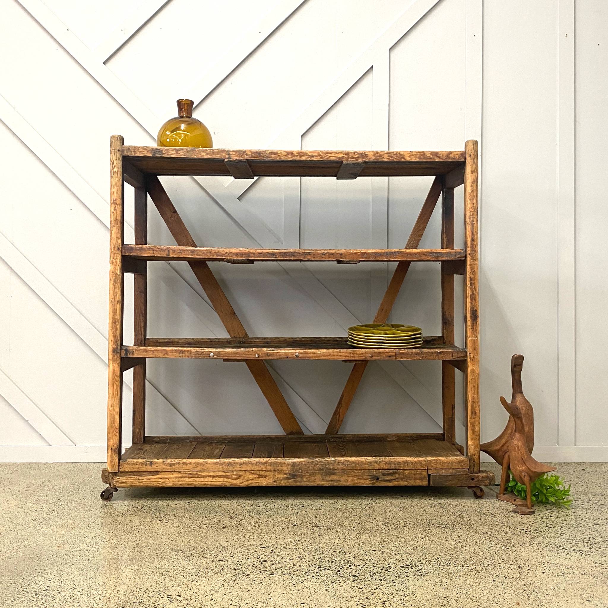 Antique Shoe Factory Shelving