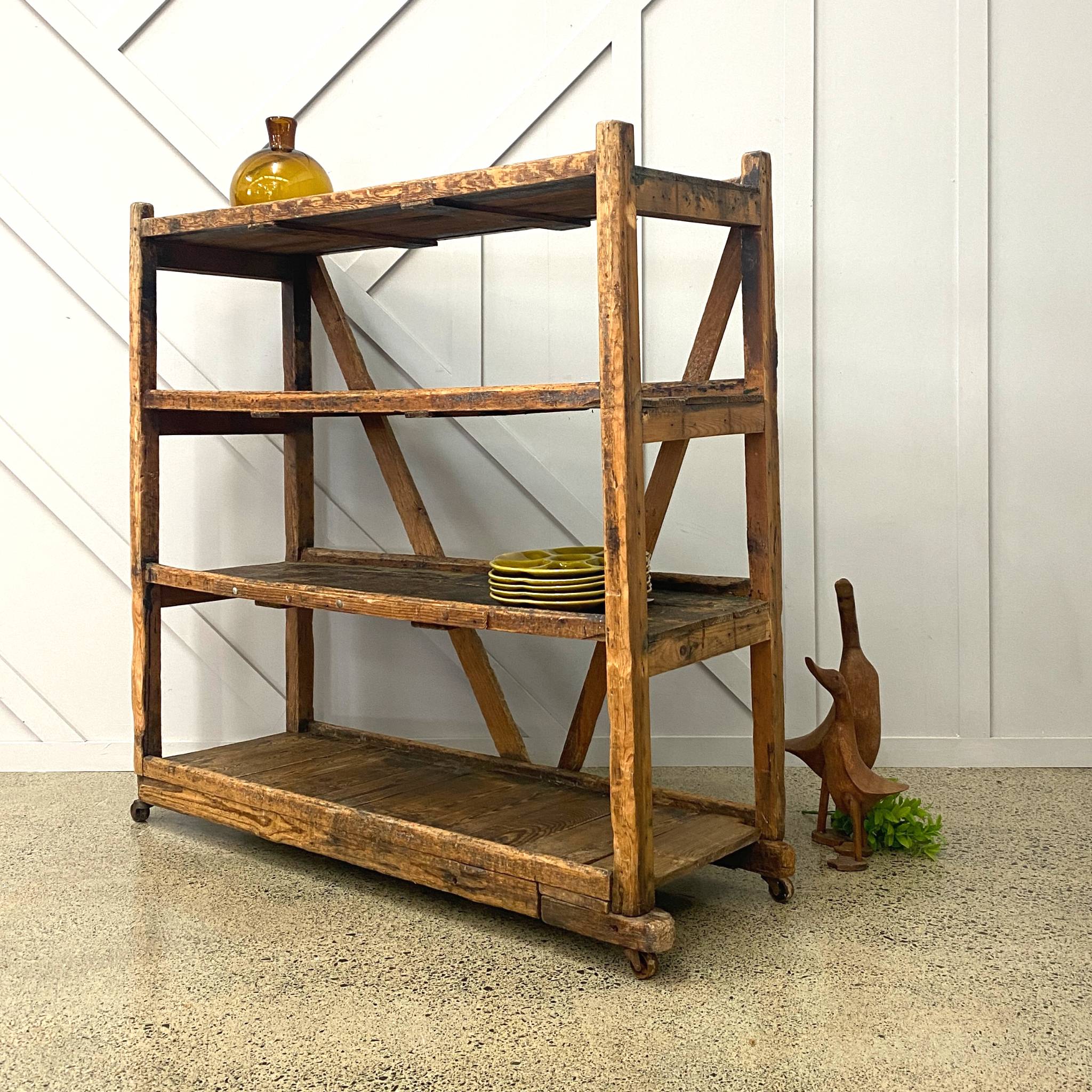 Antique Shoe Factory Shelving