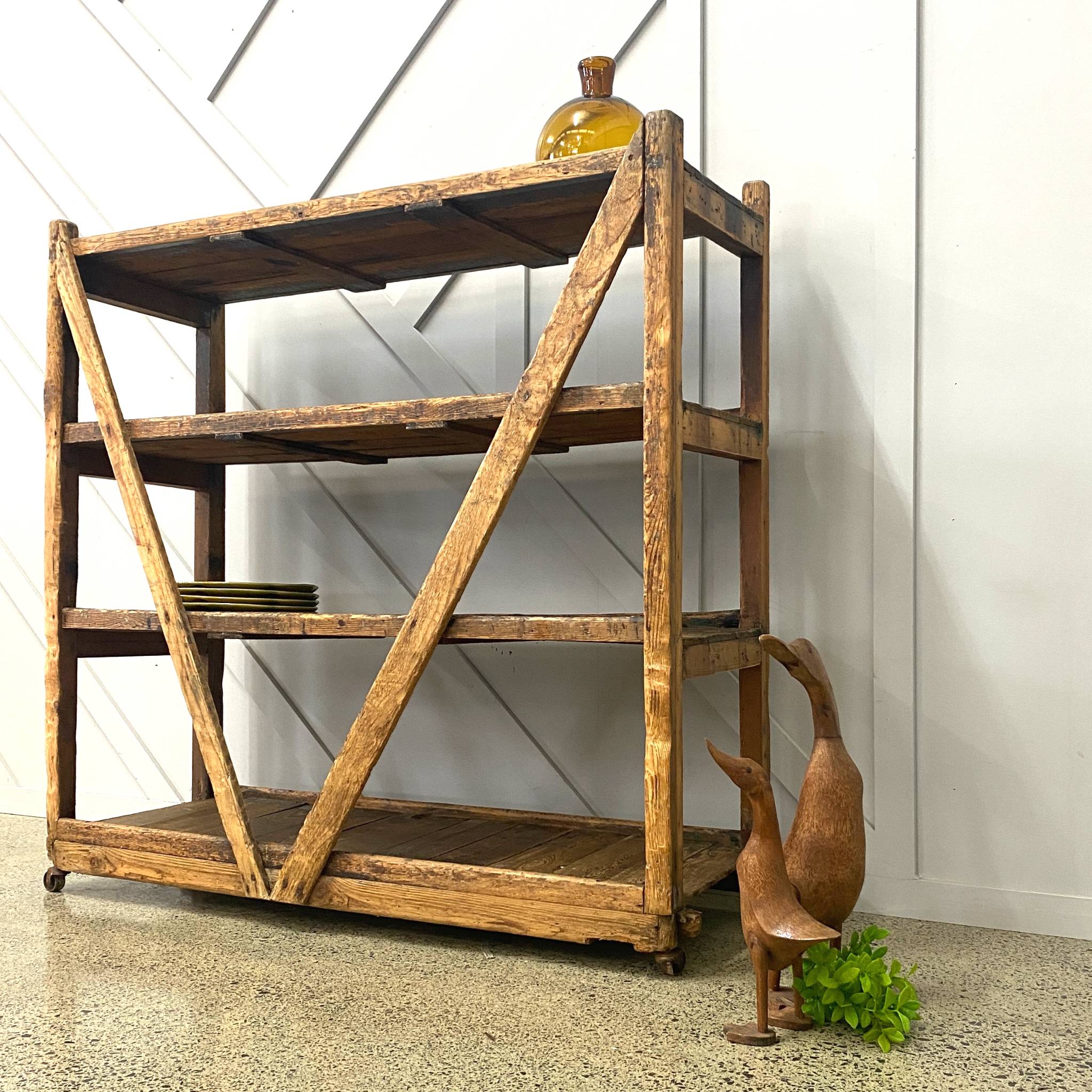 Antique Shoe Factory Shelving
