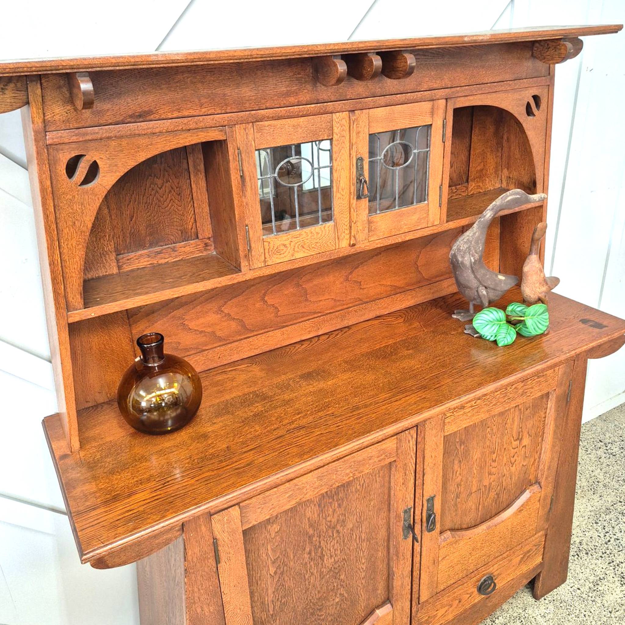 Antique Arts And Crafts Sideboard