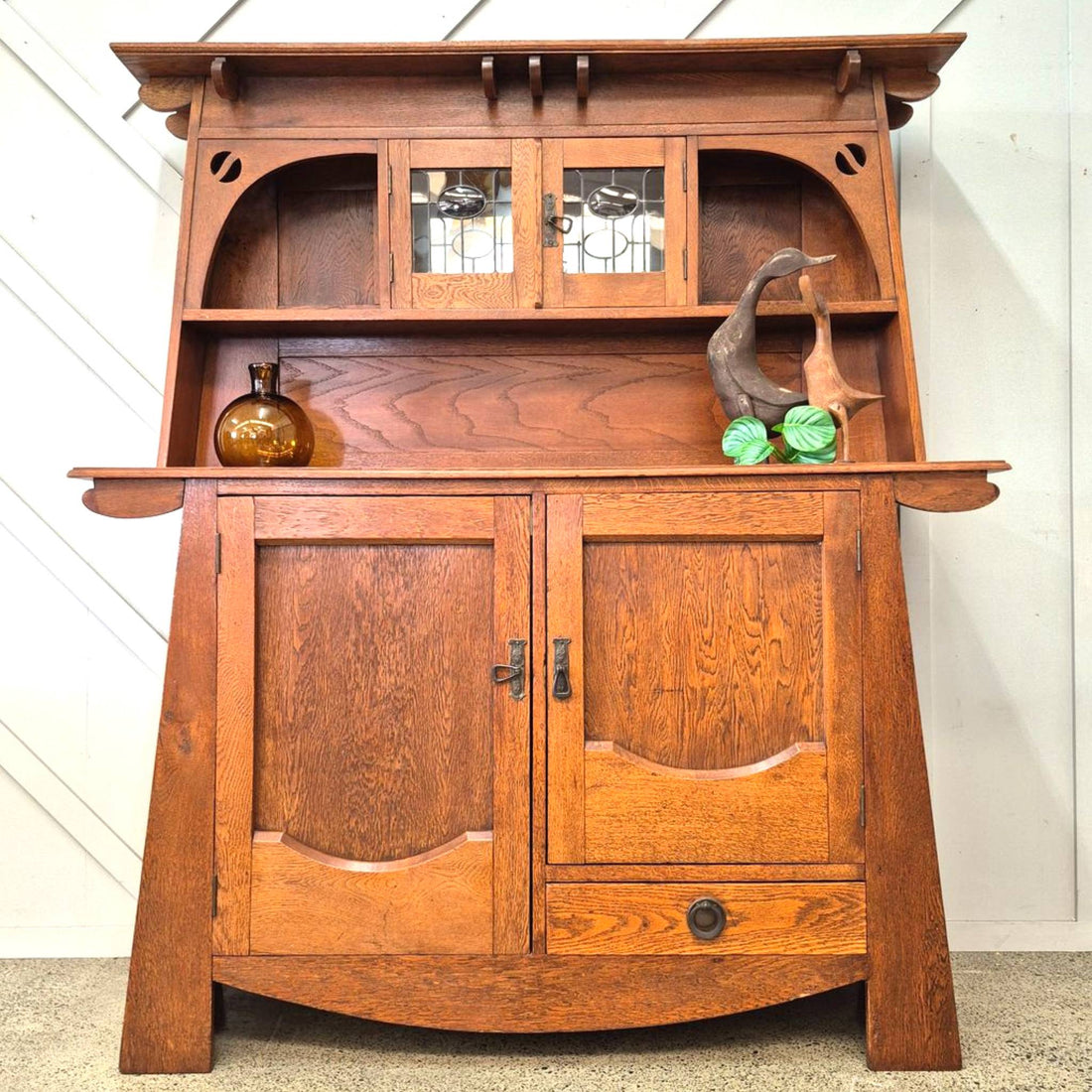Antique Arts And Crafts Sideboard