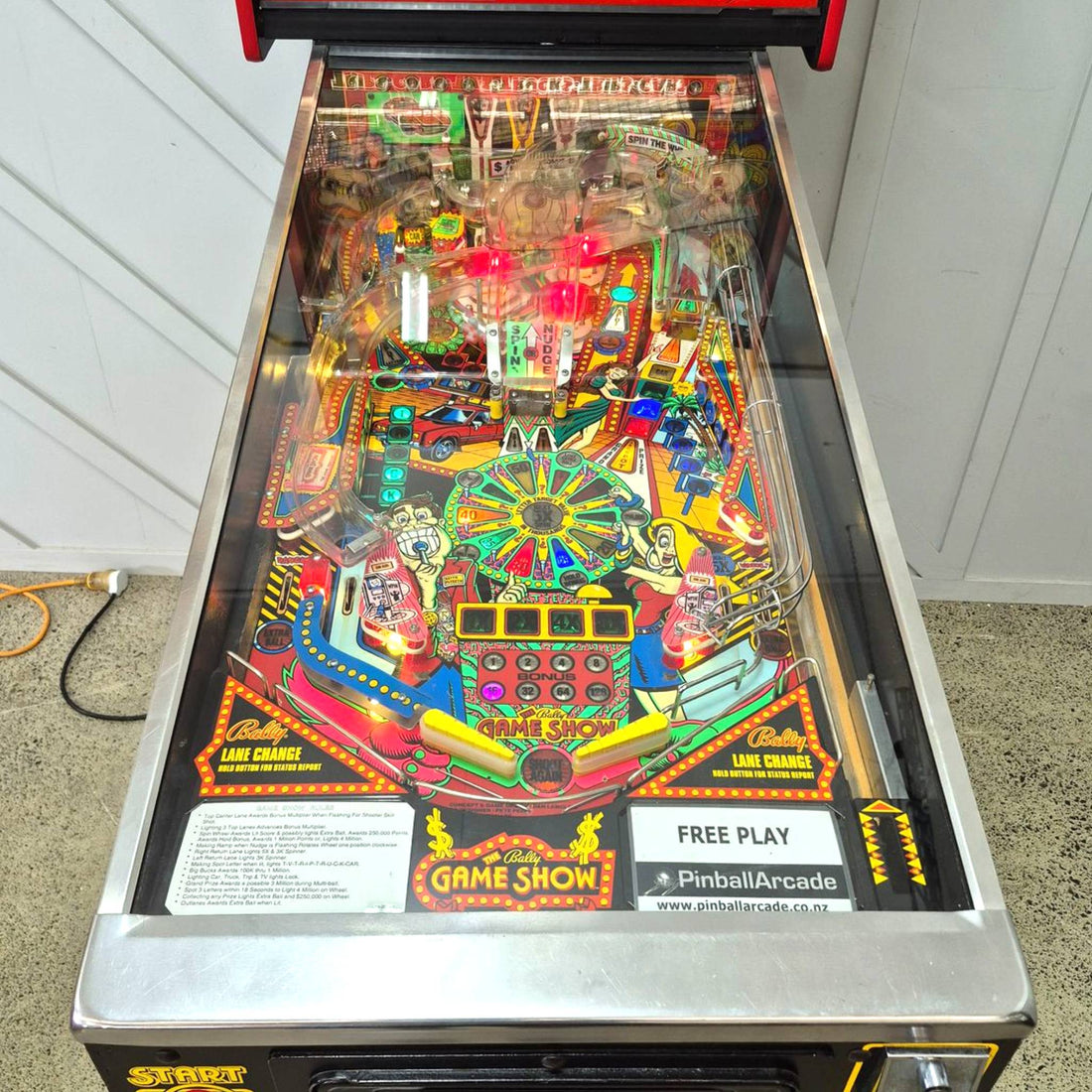 The Bally Game Show Pinball Machine