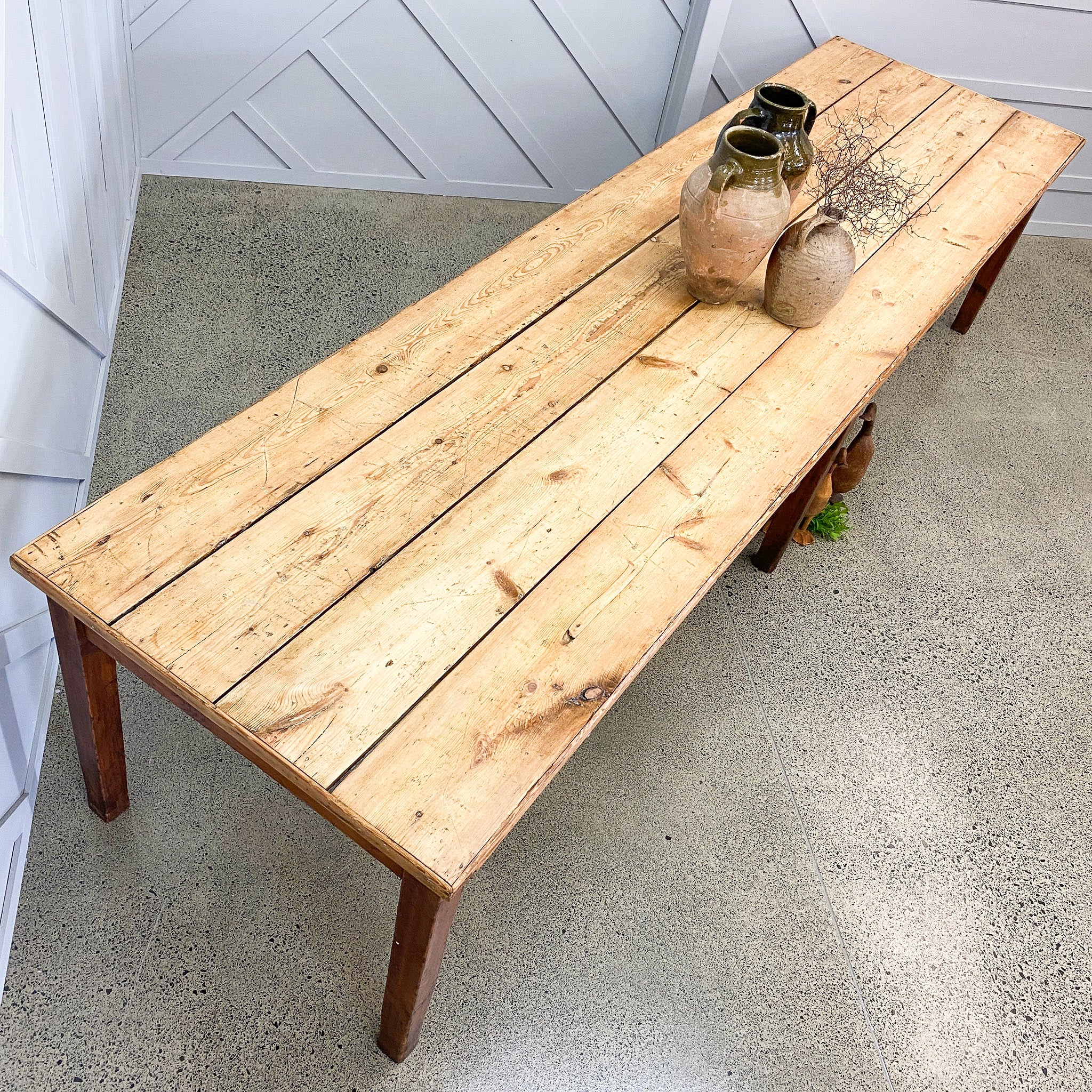 Banquet Style Pine Table