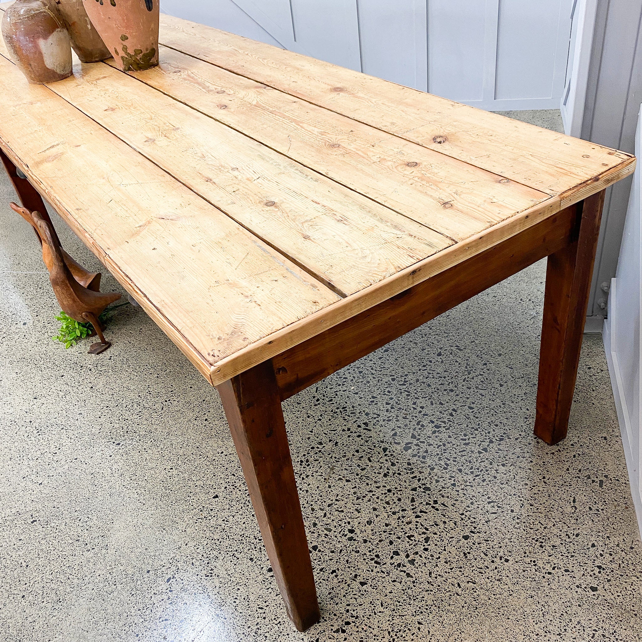 Banquet Style Pine Table