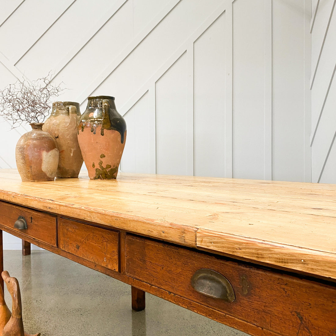 Banquet Style Pine Table