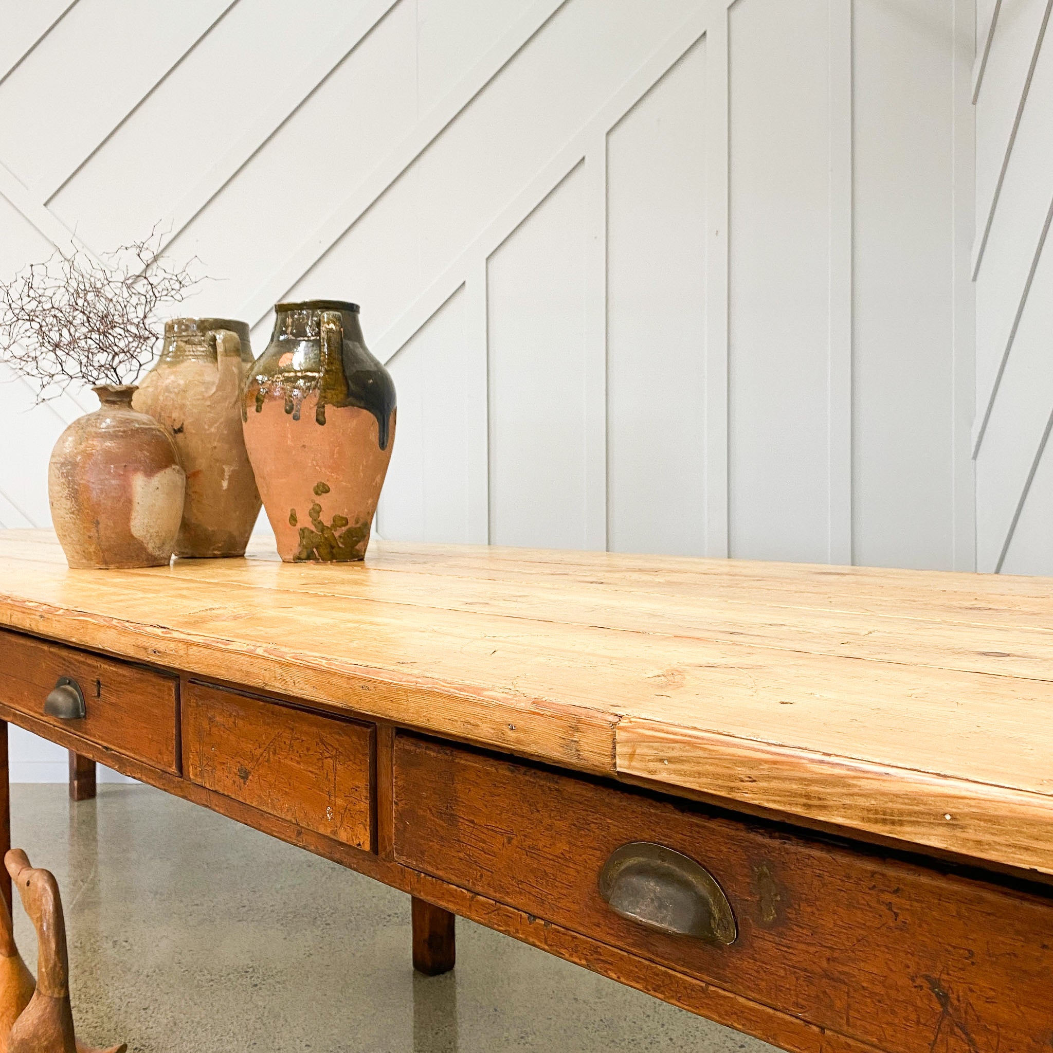 Banquet Style Pine Table