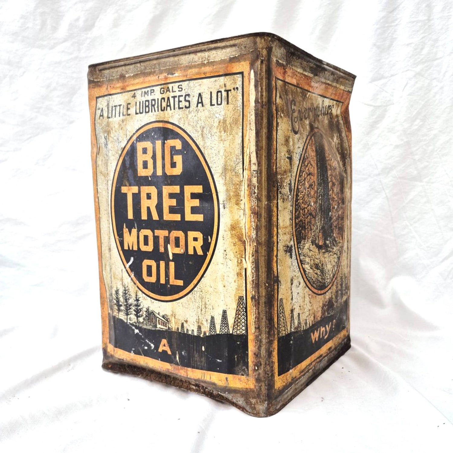 Big Tree Motor Oil TIn