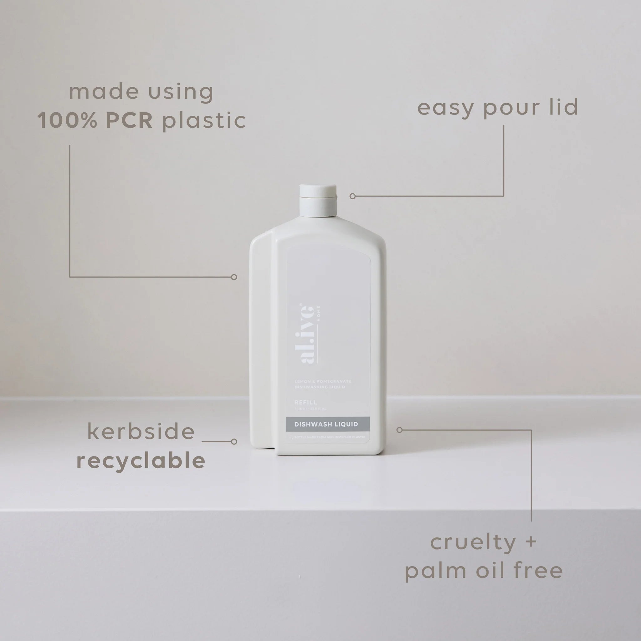 Alive Hand Wash Refill - Lemon Myrtle & Honeydew