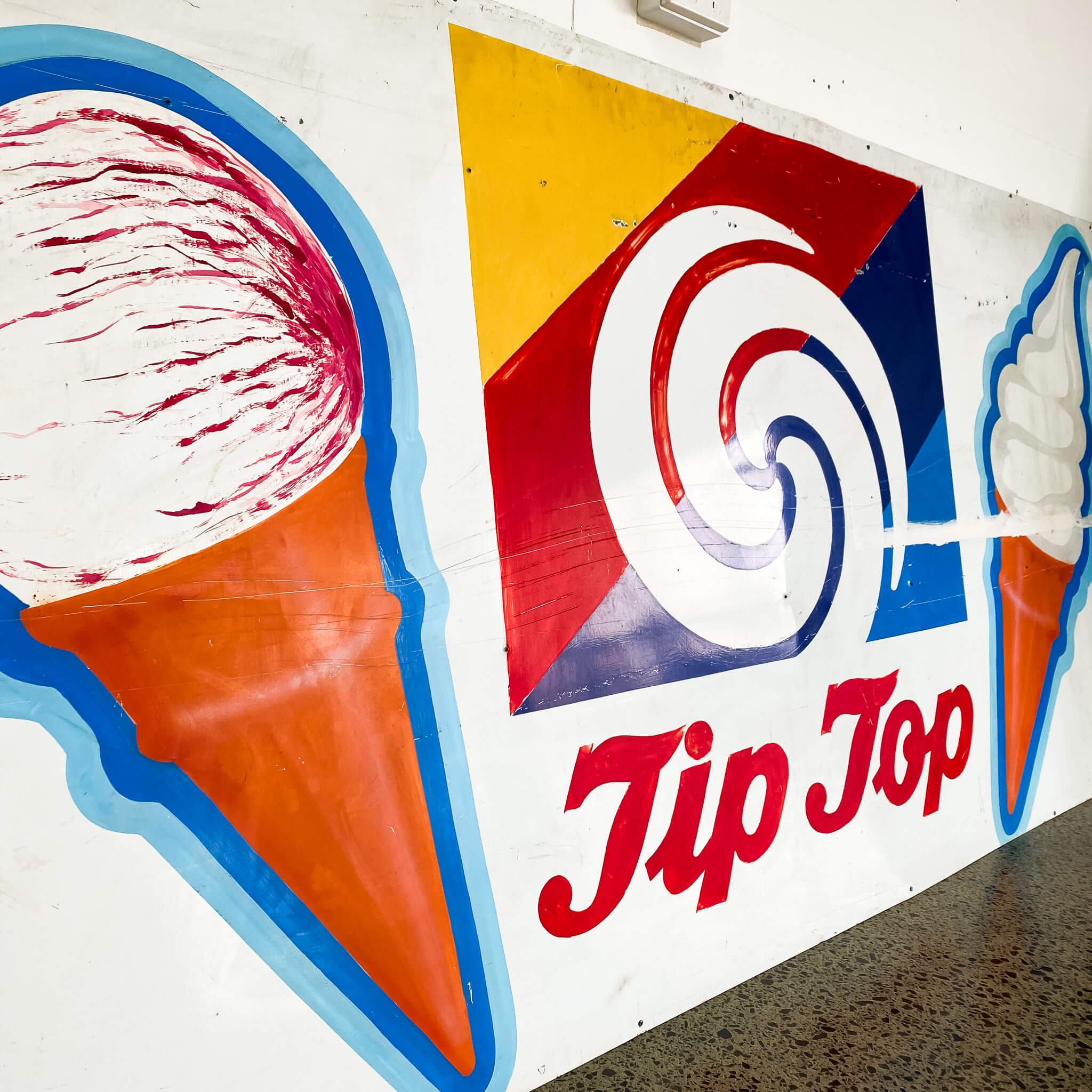 Vintage Tip Top Sign