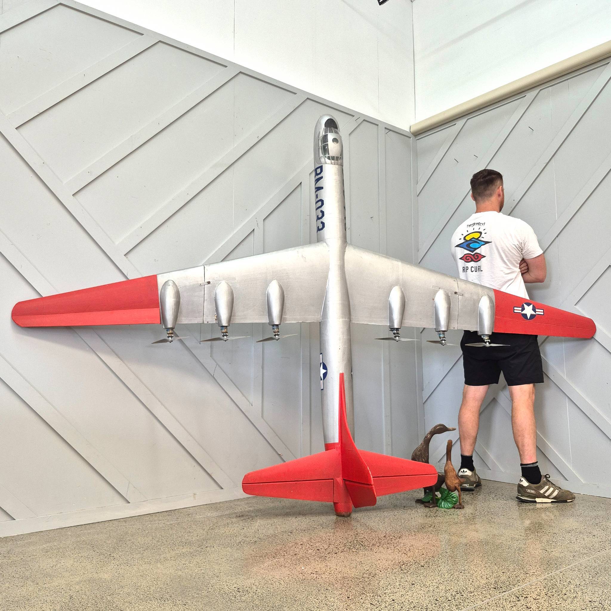 A Convair B-36 Peacemaker Model Aeroplane