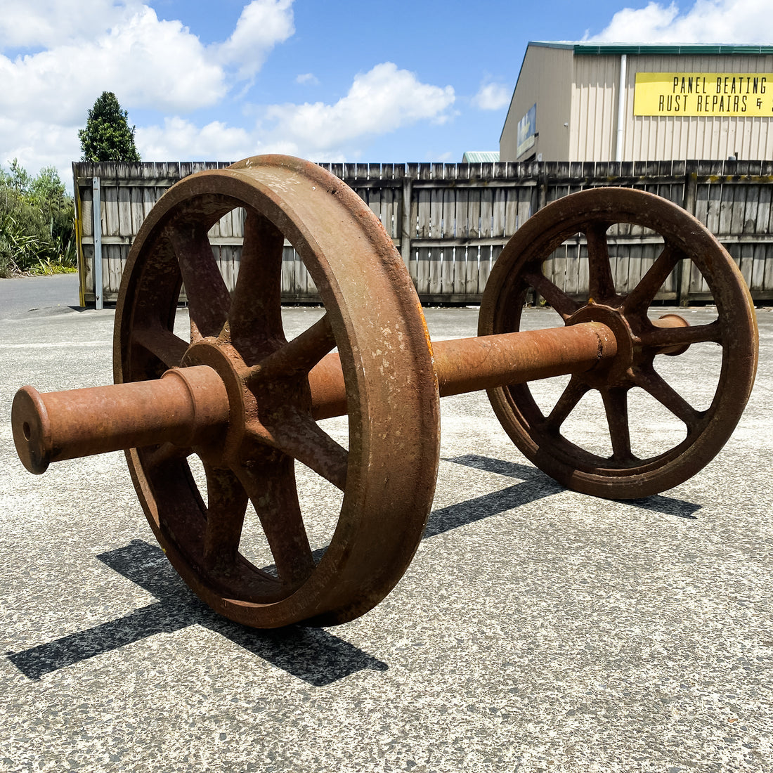 NZR WW Class Steam Train Wheels