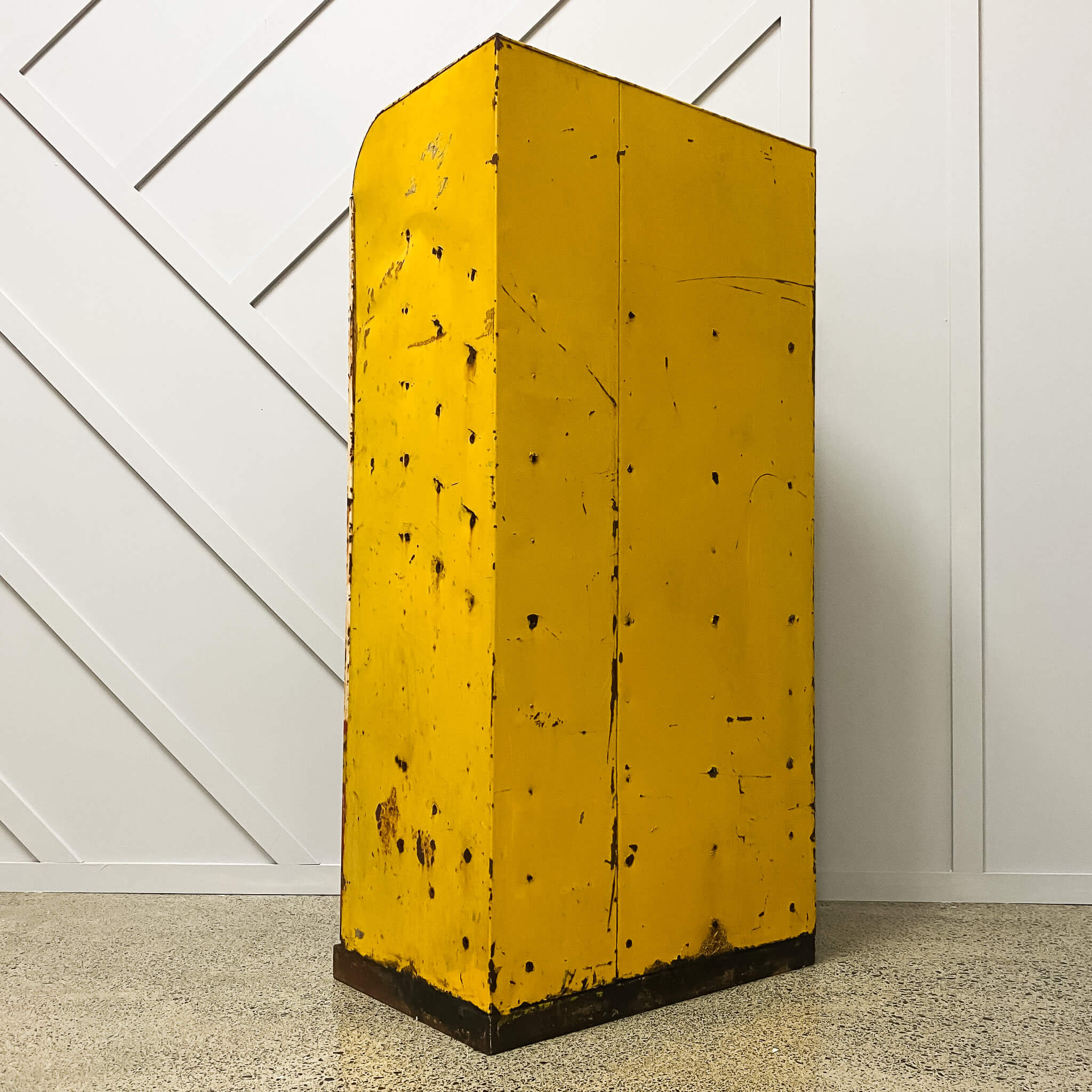 Vintage Shell X100 Oil Bottle Cabinet