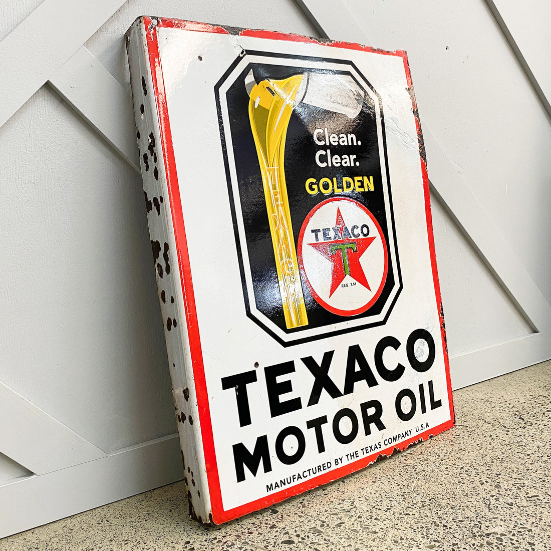 Texaco Enamel Sign