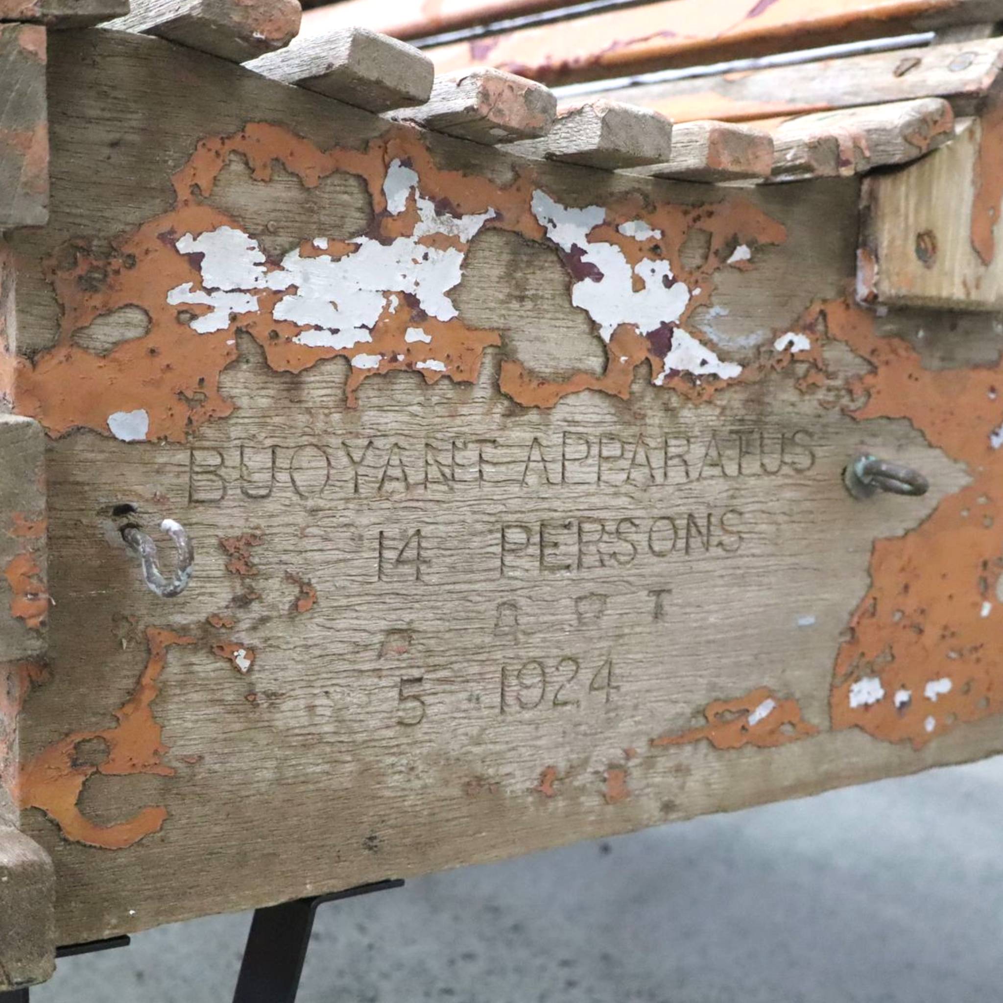 c1924 Lifeboat Seat