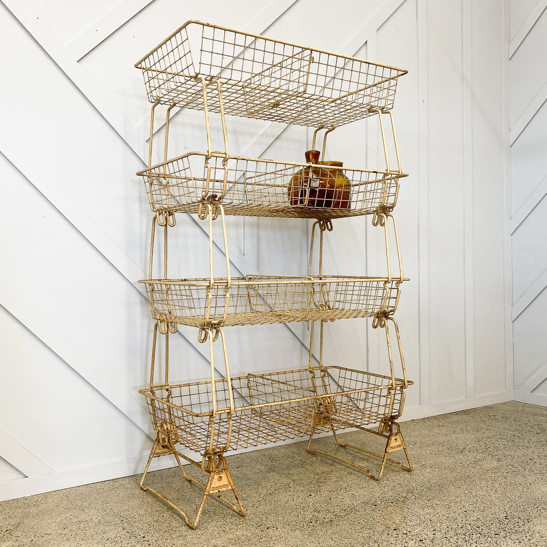 Vintage Basket Shelving