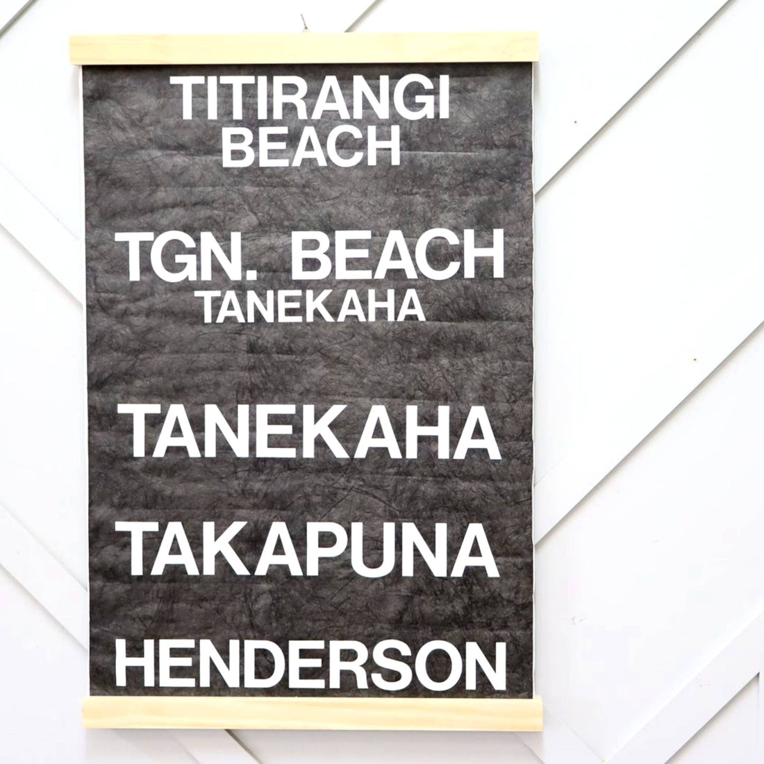 Vintage Auckland Bus Blind