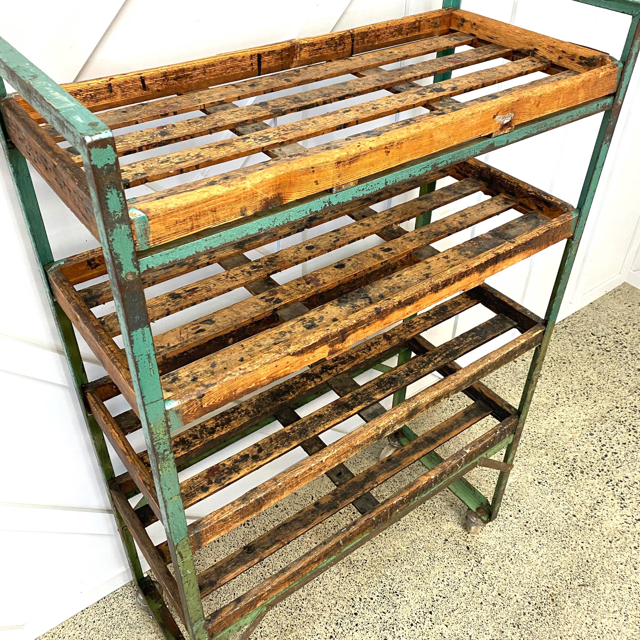 Vintage Shoe Factory Rack
