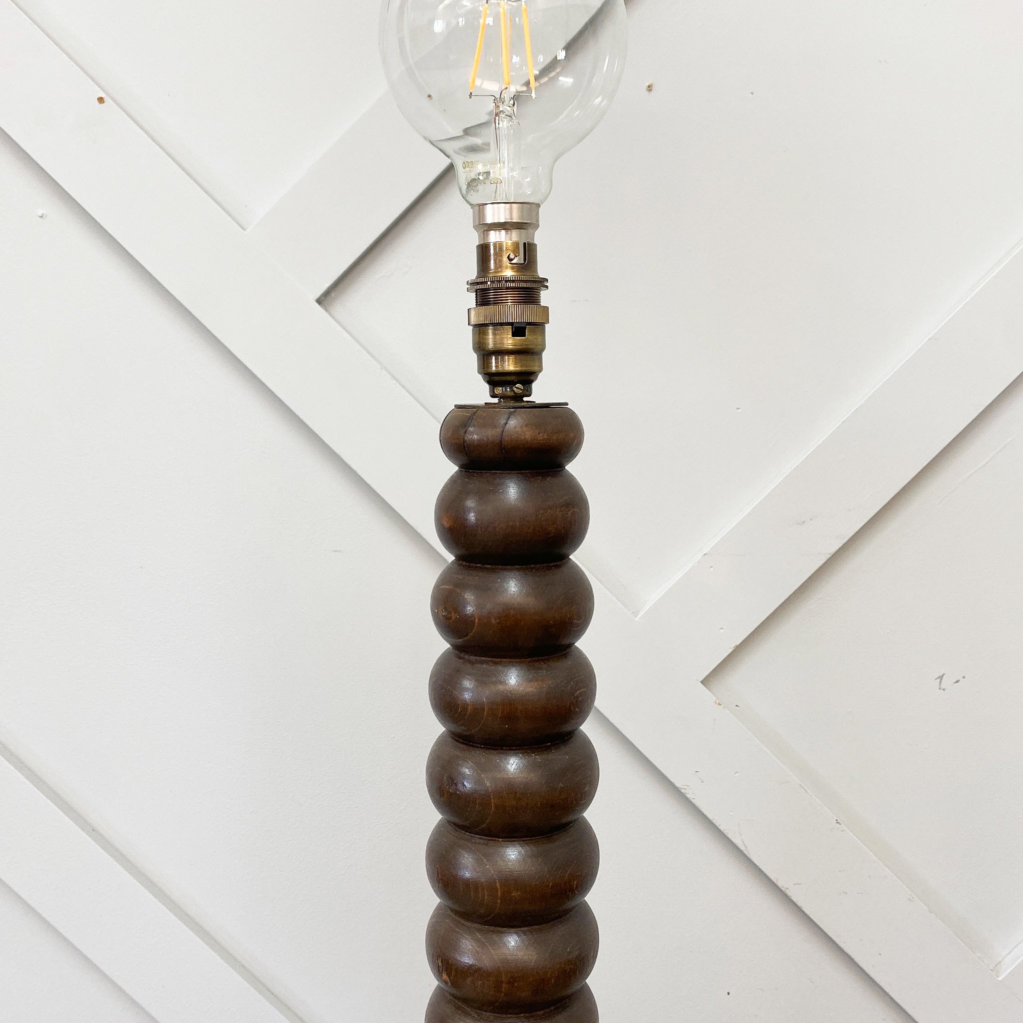 Vintage French Standing Lamp and Side Table