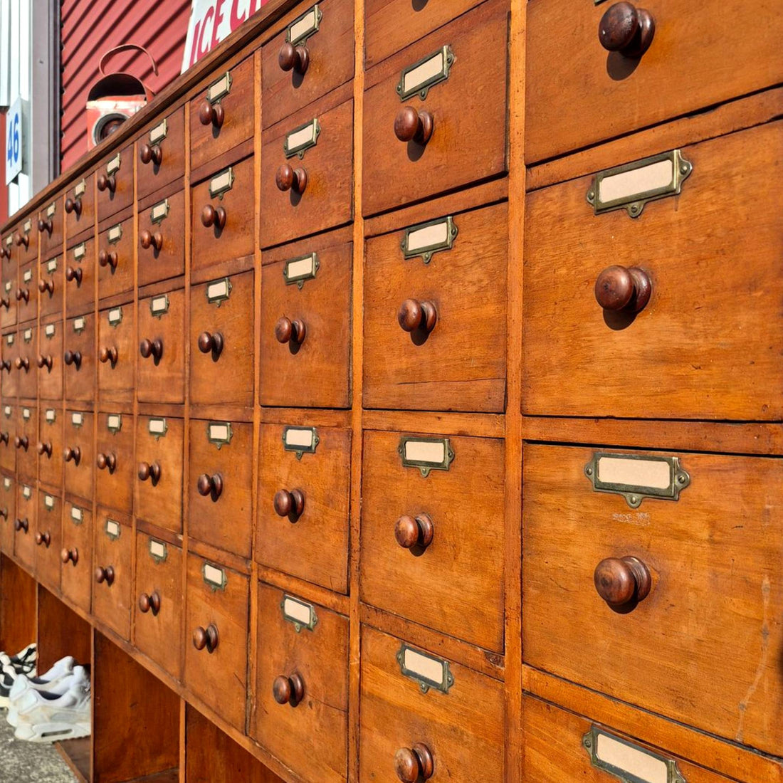 Vintage Kauri Multi-Drawer Cabinet