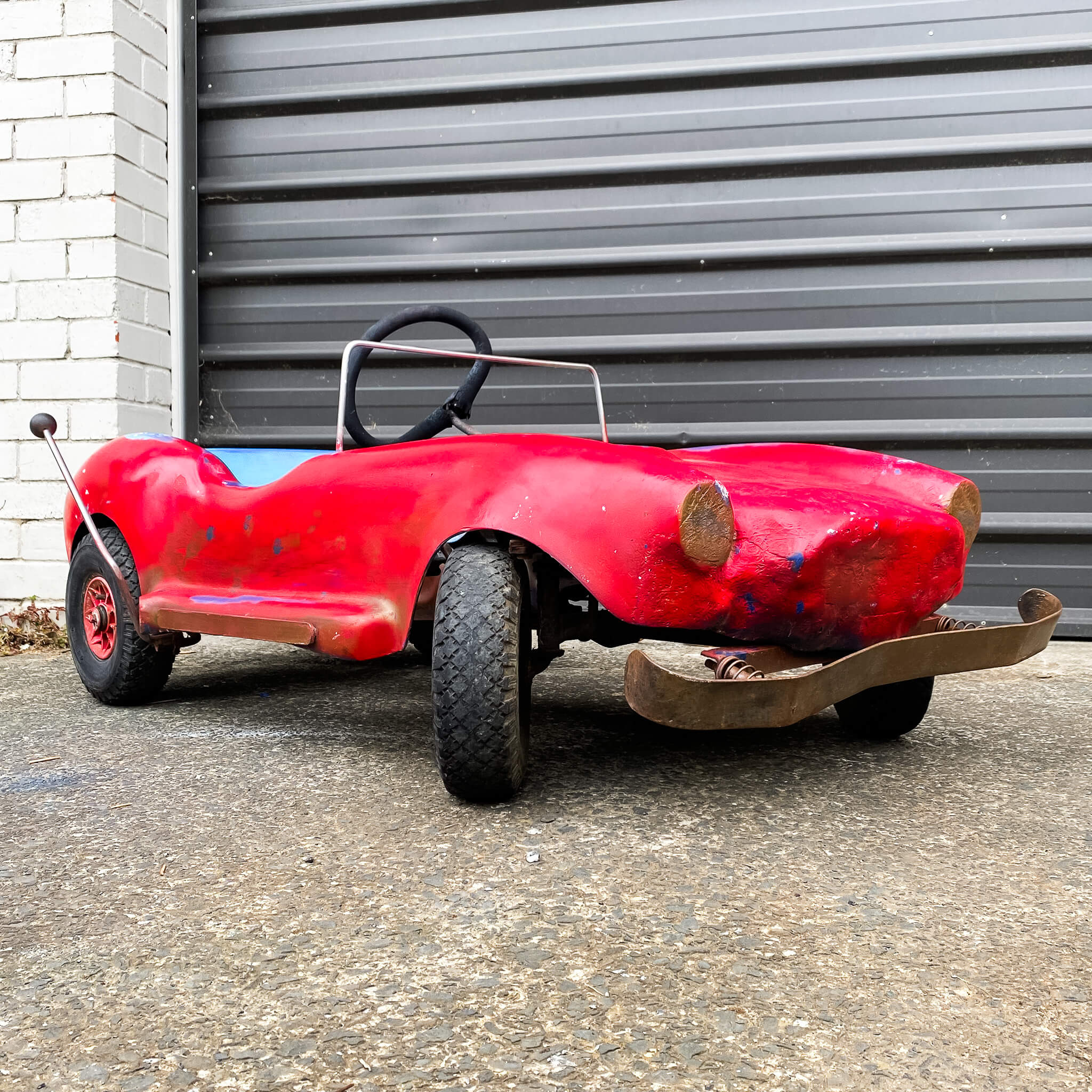 fiberglass pedal car body Vintage AC Cobra Pedal Car