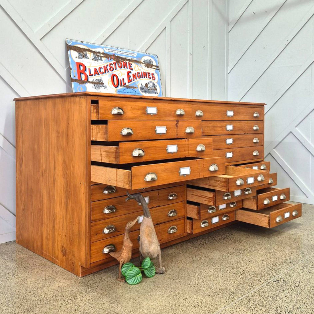 Vintage Rimu Multi Draw Cabinet