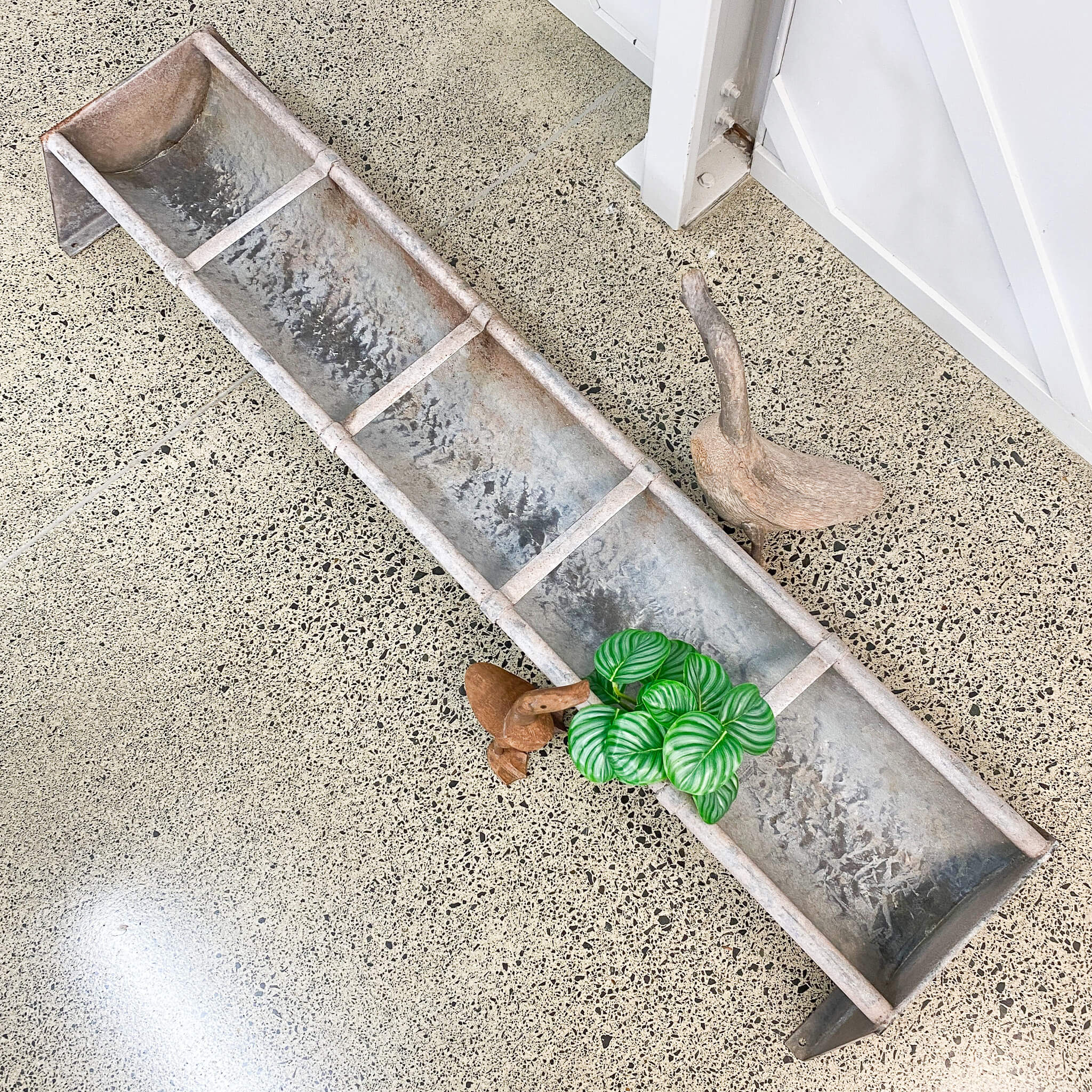 A Vintage Trough Planter