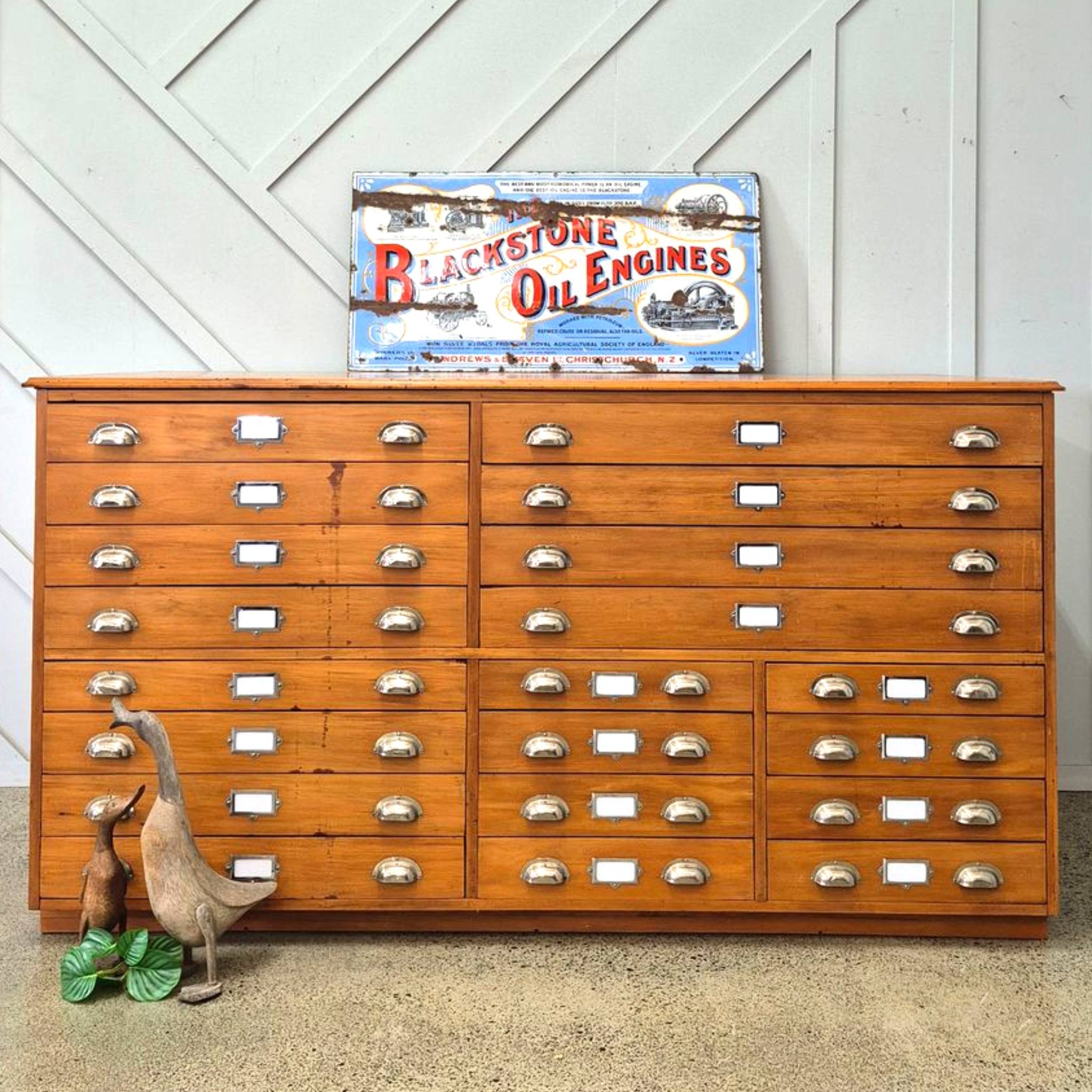 Vintage Rimu Multi Draw Cabinet