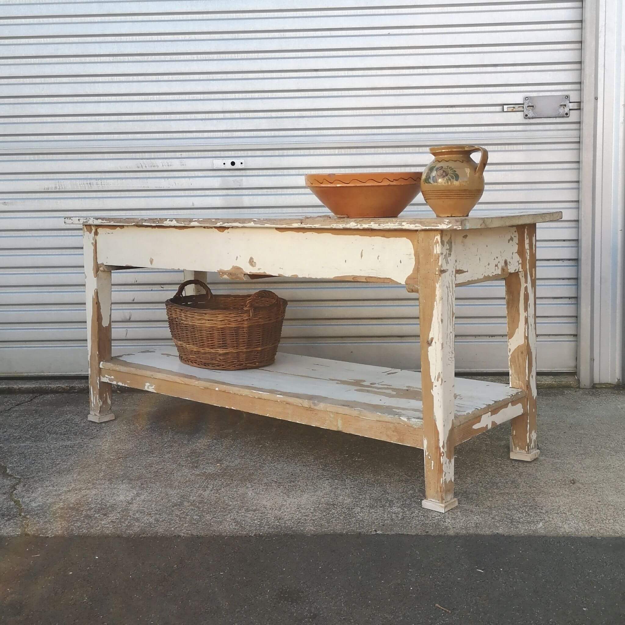 Vintage Kitchen island table
