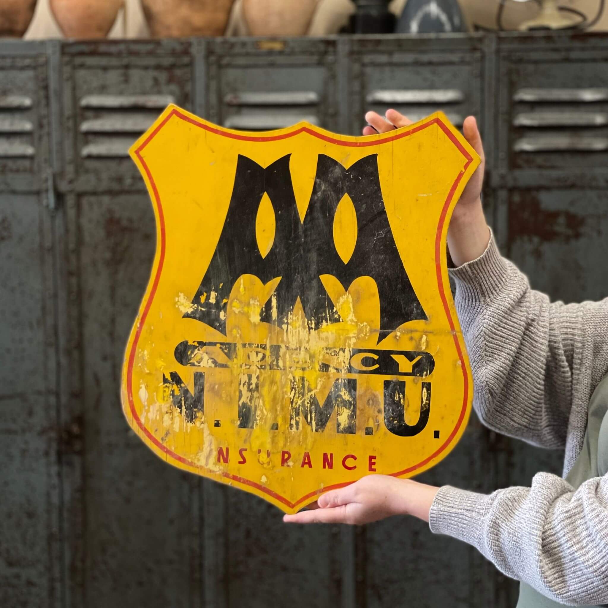 Old wooden AA sign North Island